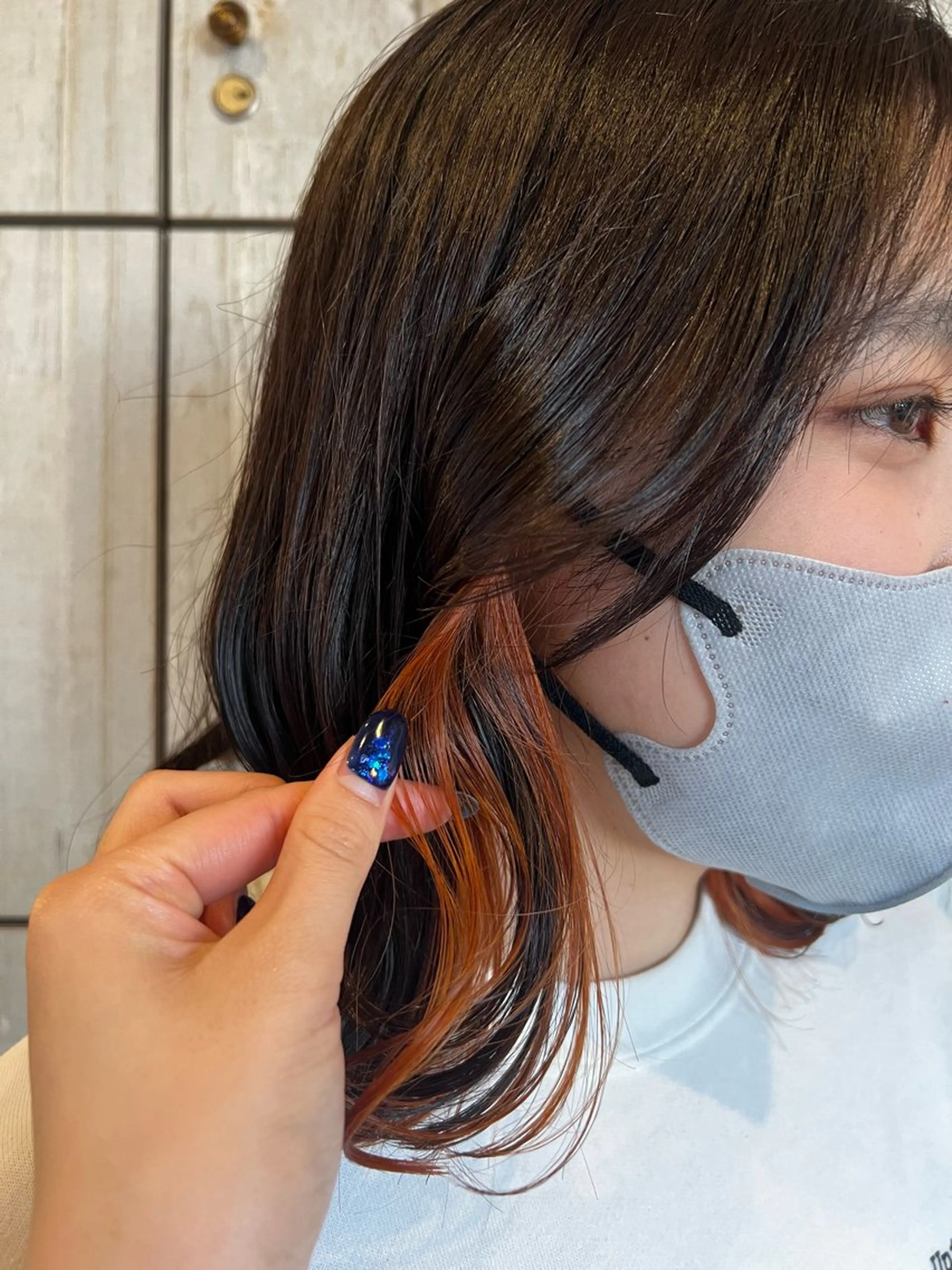 『オシャレ感up』カット+インナーカラーの写真