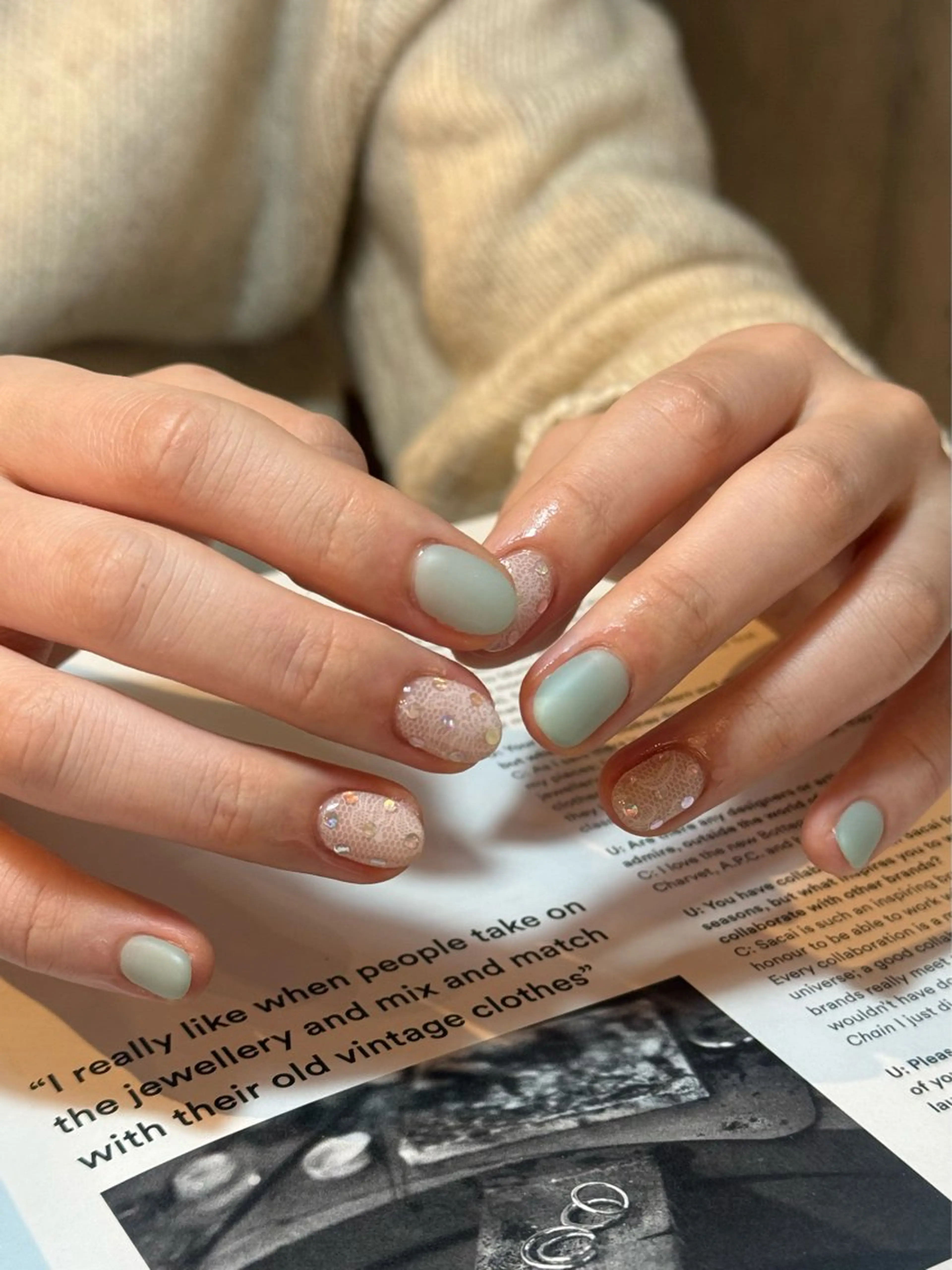 ネイル 春ネイル Manon Yuiのネイルデザイン