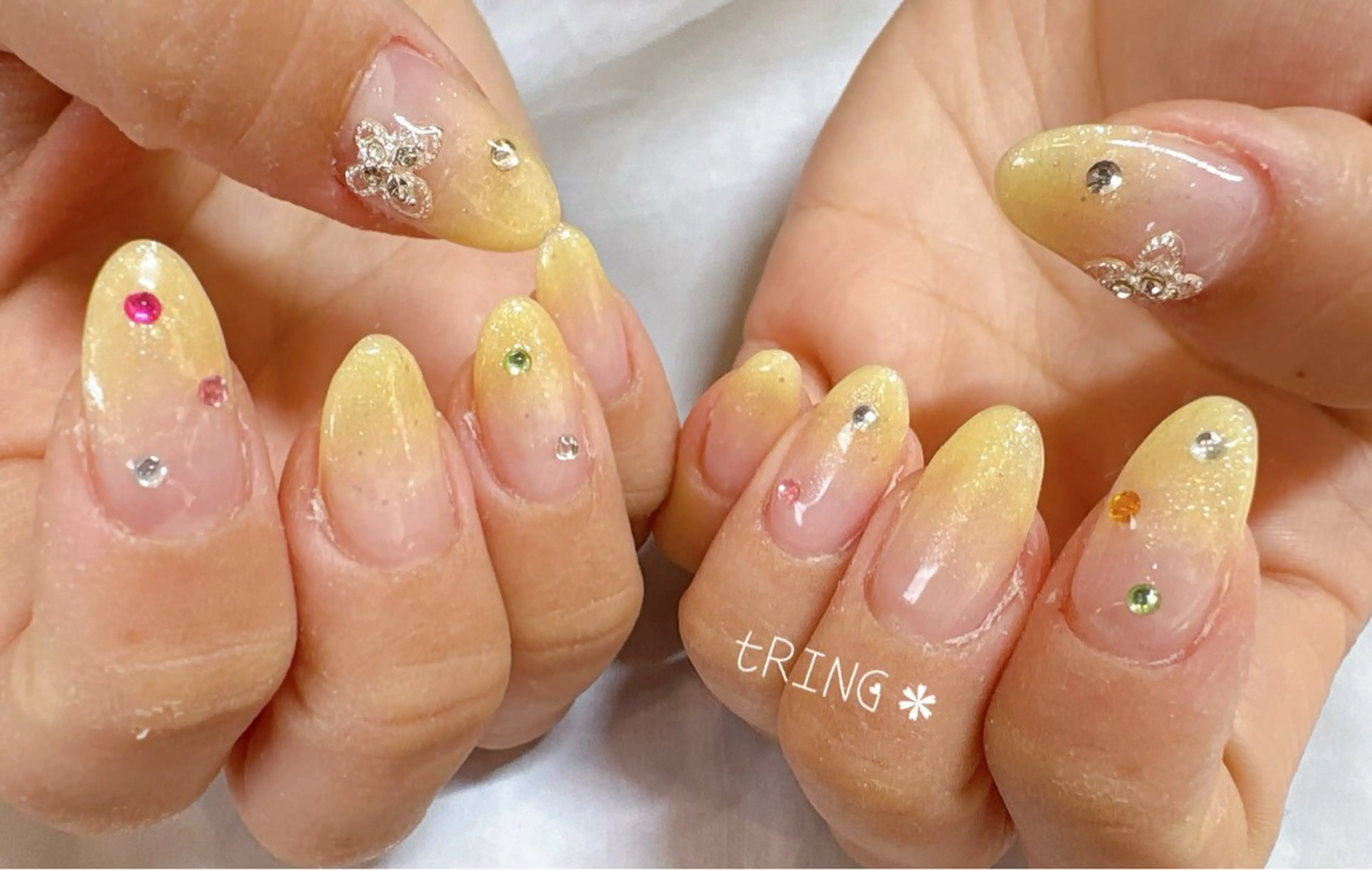 ネイル 持ち込み ハンドネイル tRING＊ しいの木台のネイルデザイン