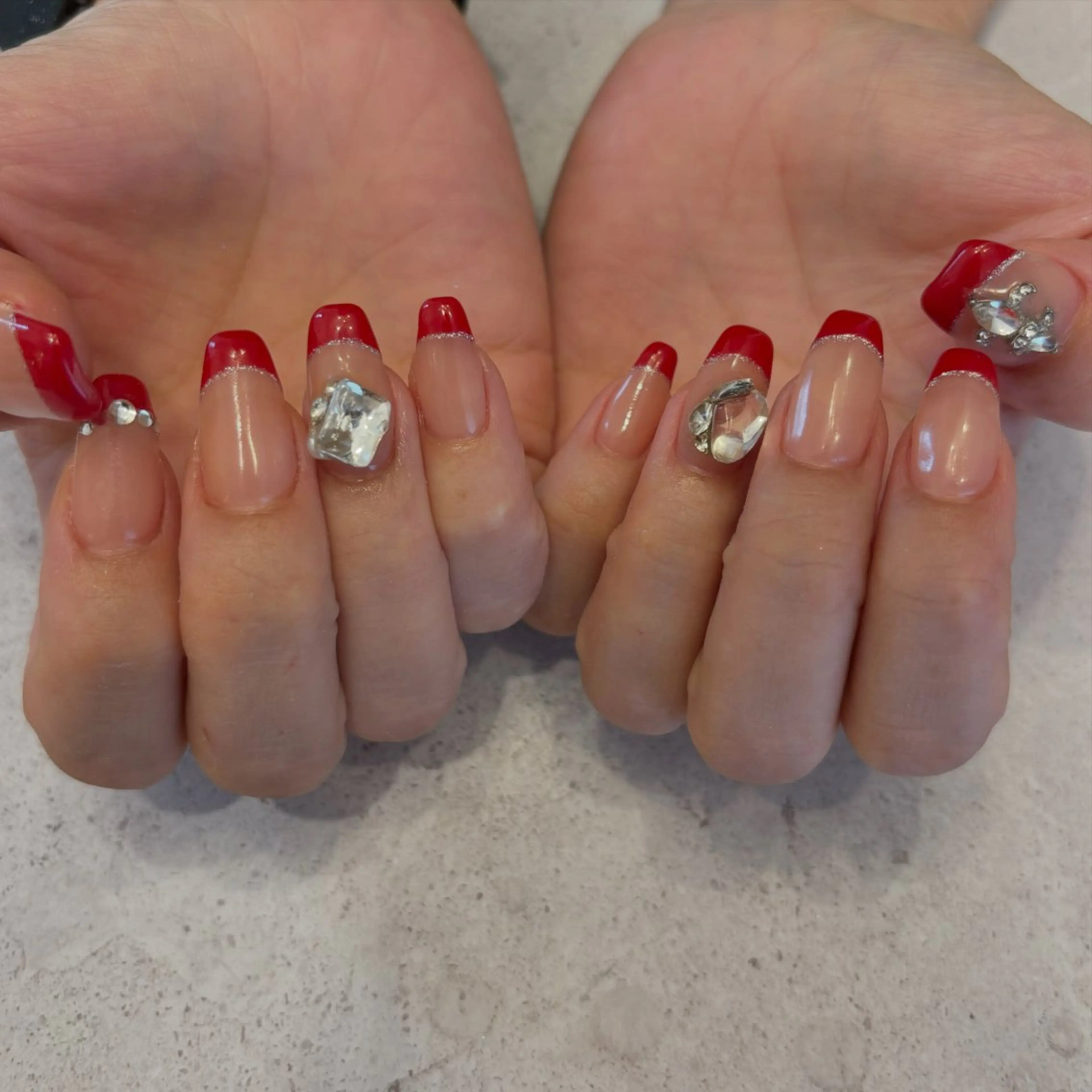 ネイル ハンドネイル Sea  nail by emaのネイルデザイン