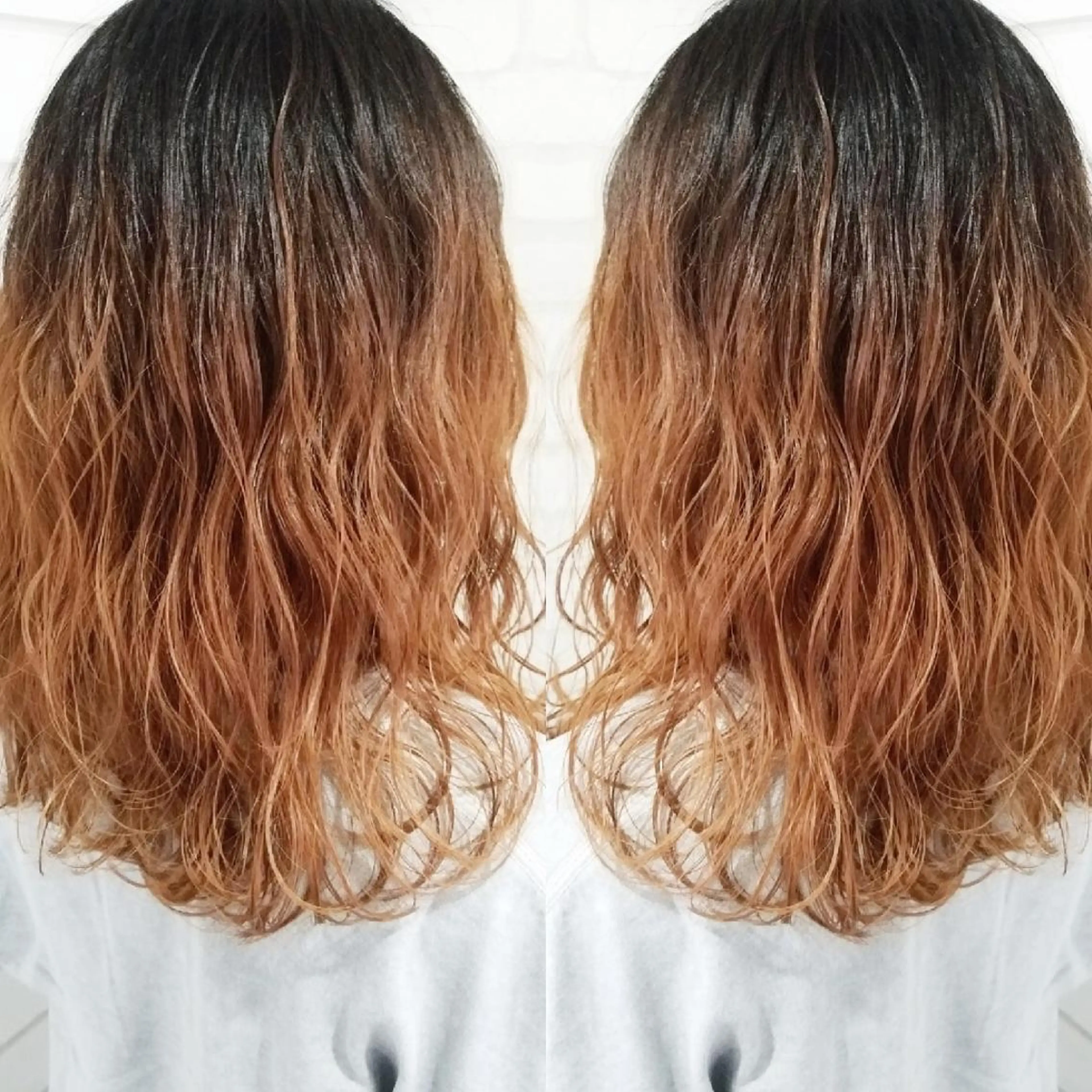 カラー ミディアム ヘアカラー トリートメント noa.所属・今中 小百合のヘアスタイル