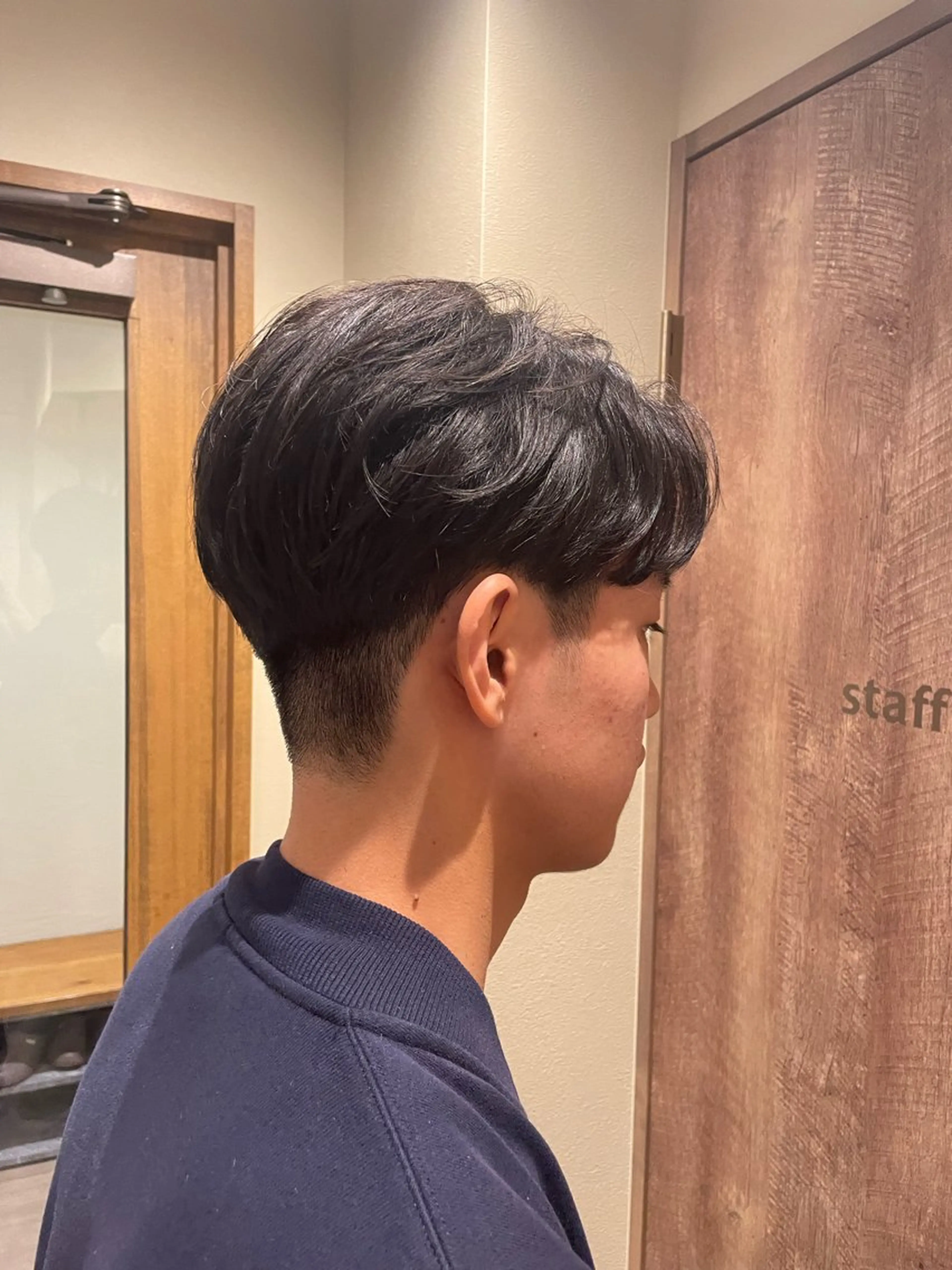 メンズ 山口里莉 /パーマモデル募集のヘアスタイル