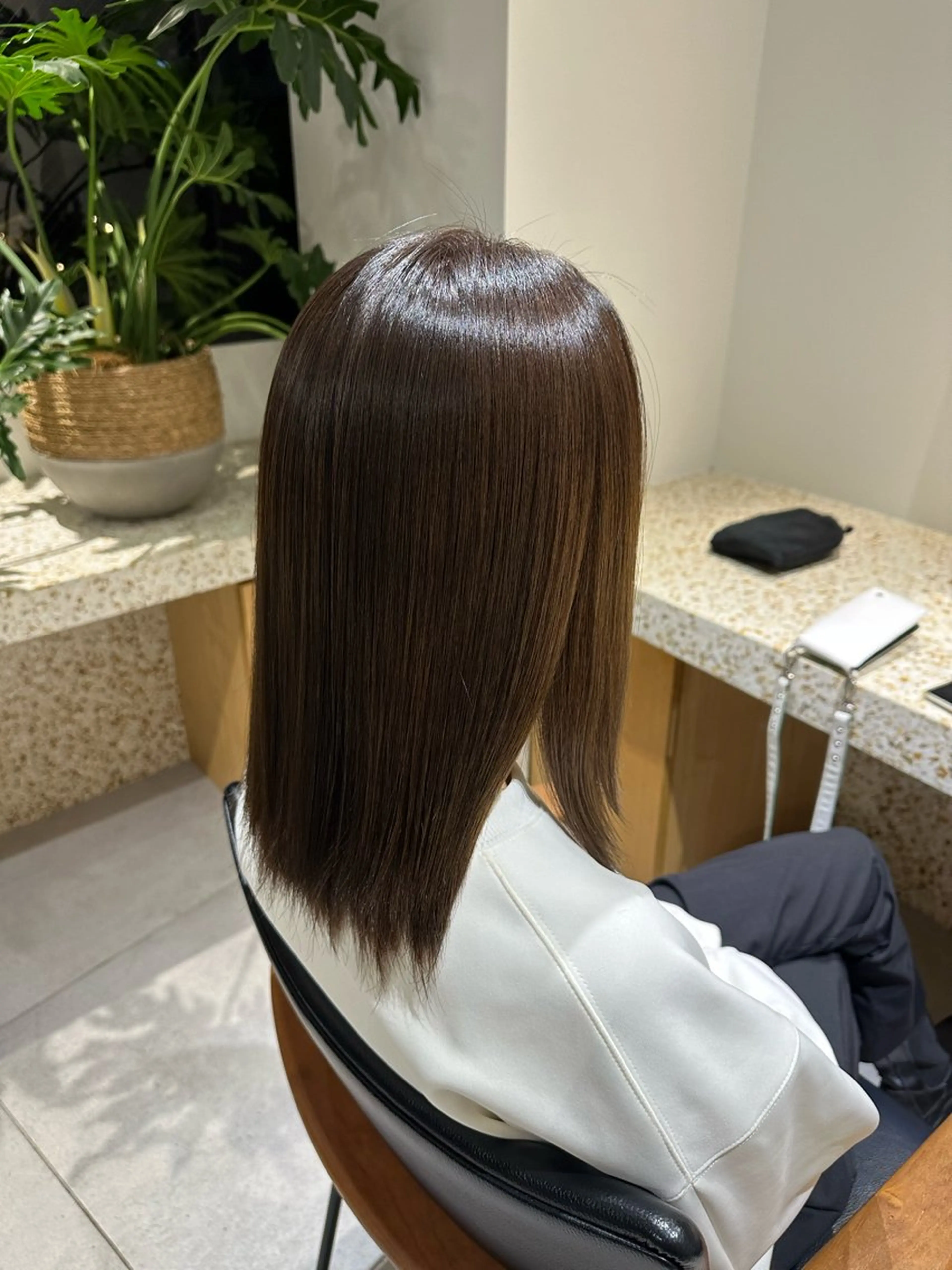 カラー 酸性ストレート 和田 あおいのヘアスタイル