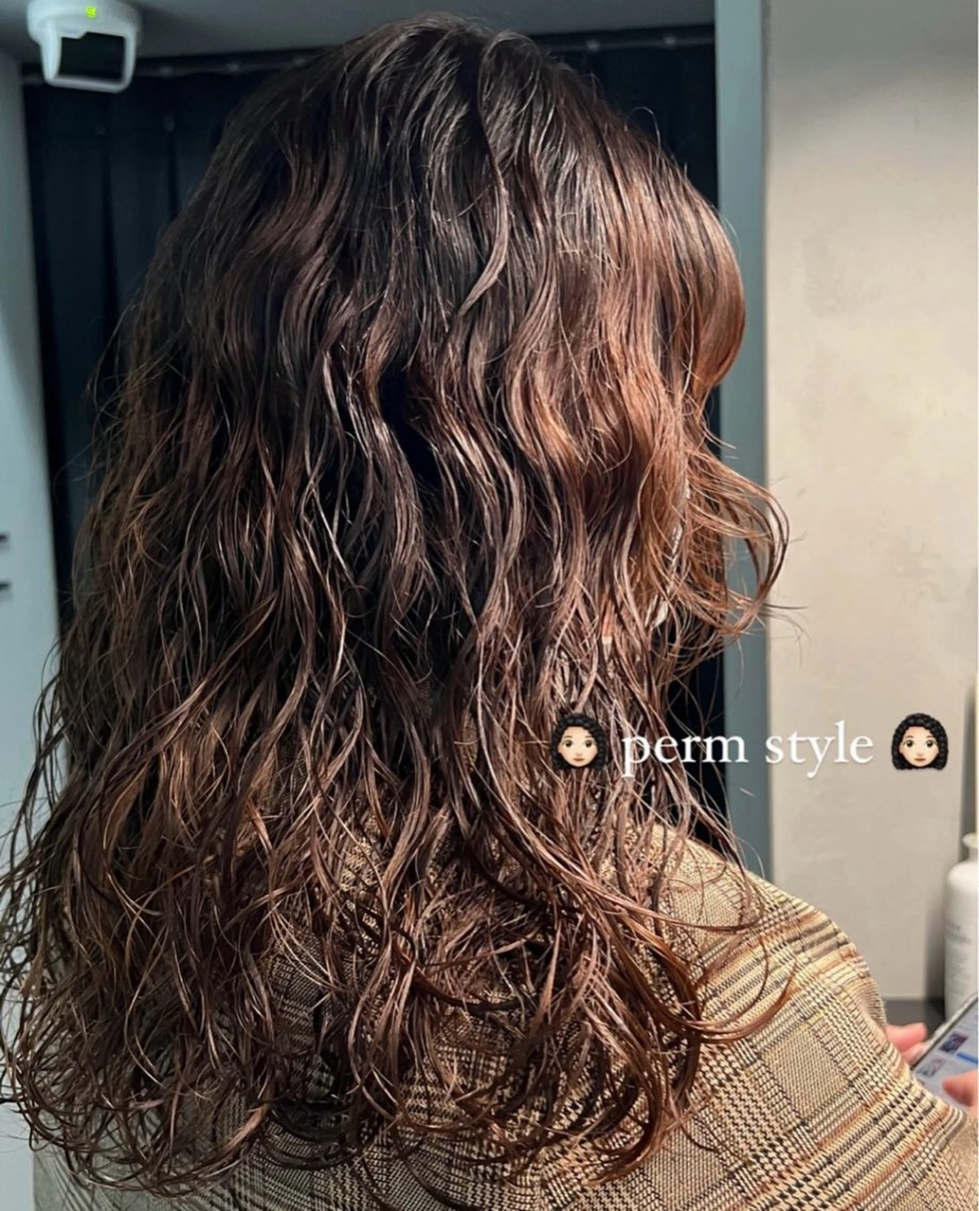 セミロング セミロングパーマ くせ毛 カット パーマ Ryo リョウのヘアスタイル
