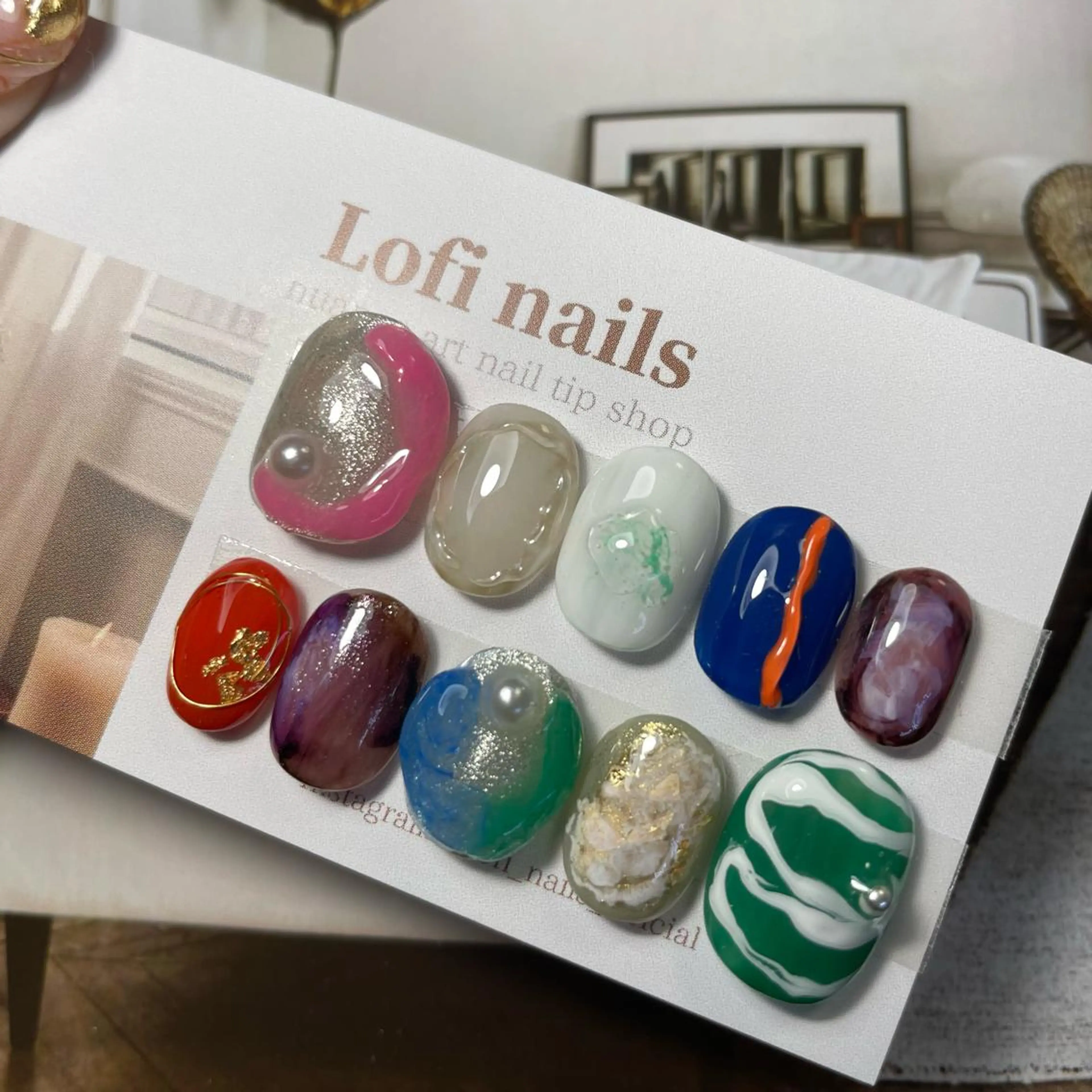 ネイル ネイルチップ Lofinails ちひろのネイルデザイン