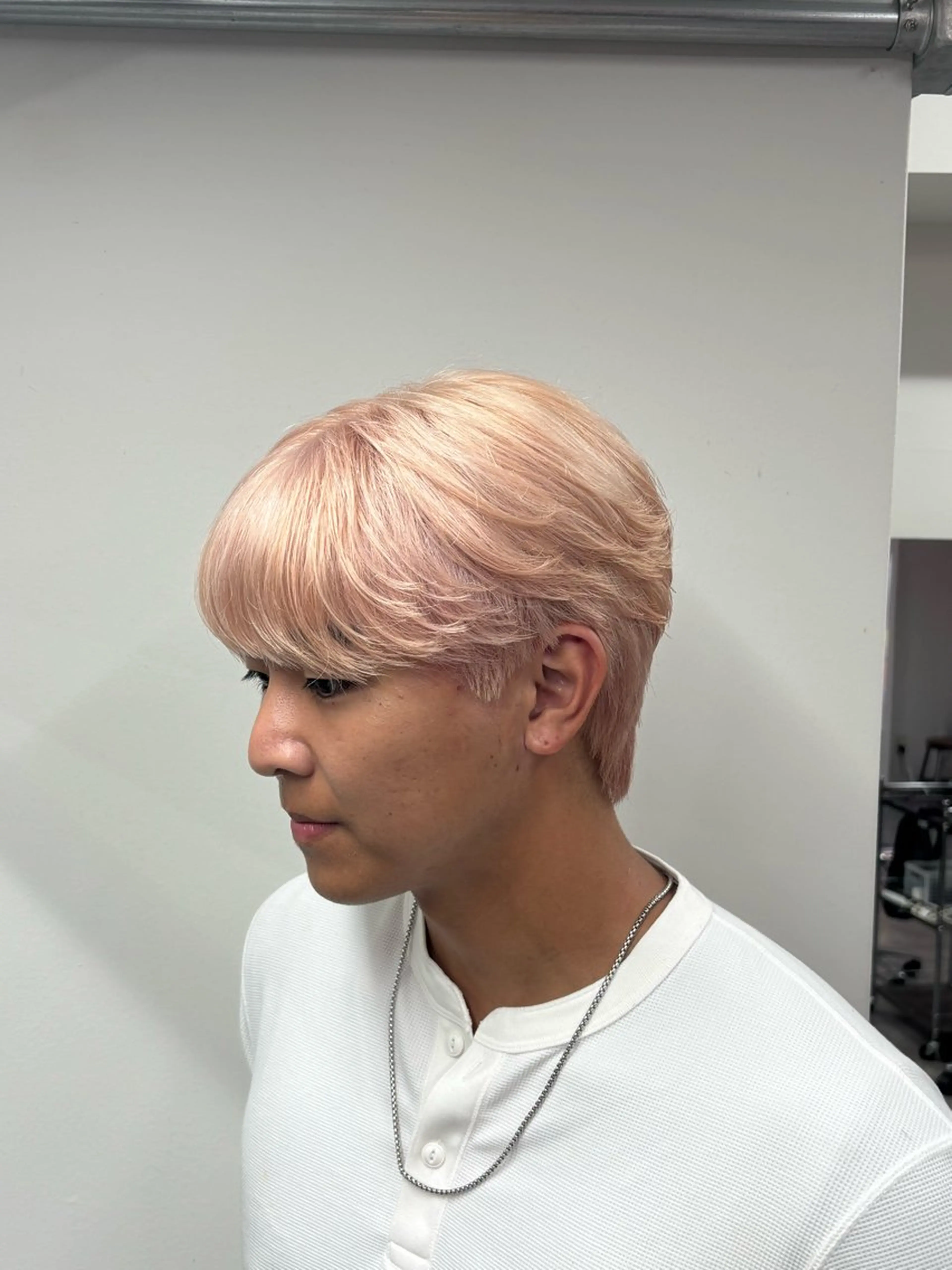 カラー メンズハイトーン 北斗💍レイヤーのヘアスタイル