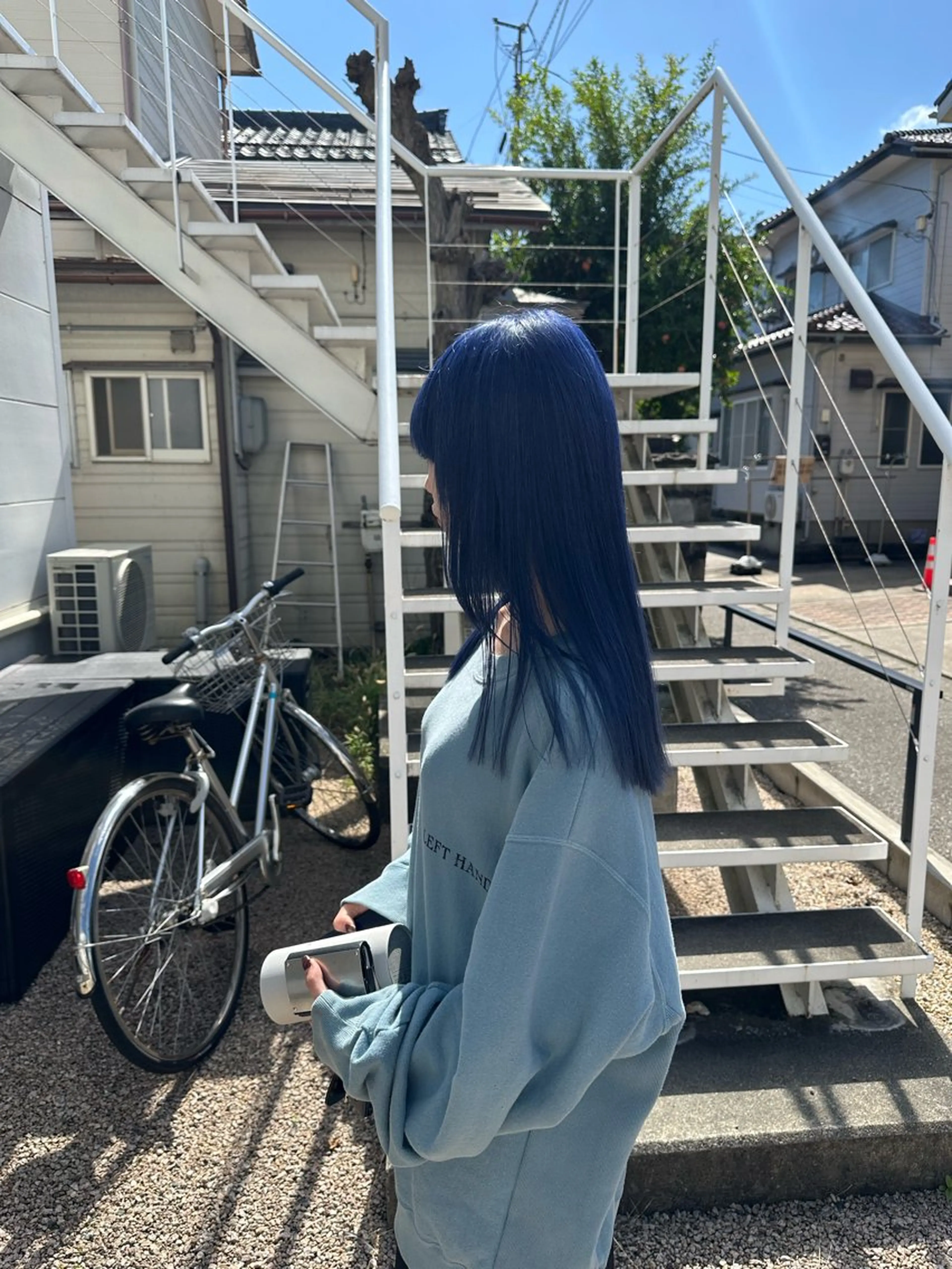 ミディアム ブリーチ屋さん/ブリ ーチ矯正🫧あずみのヘアスタイル