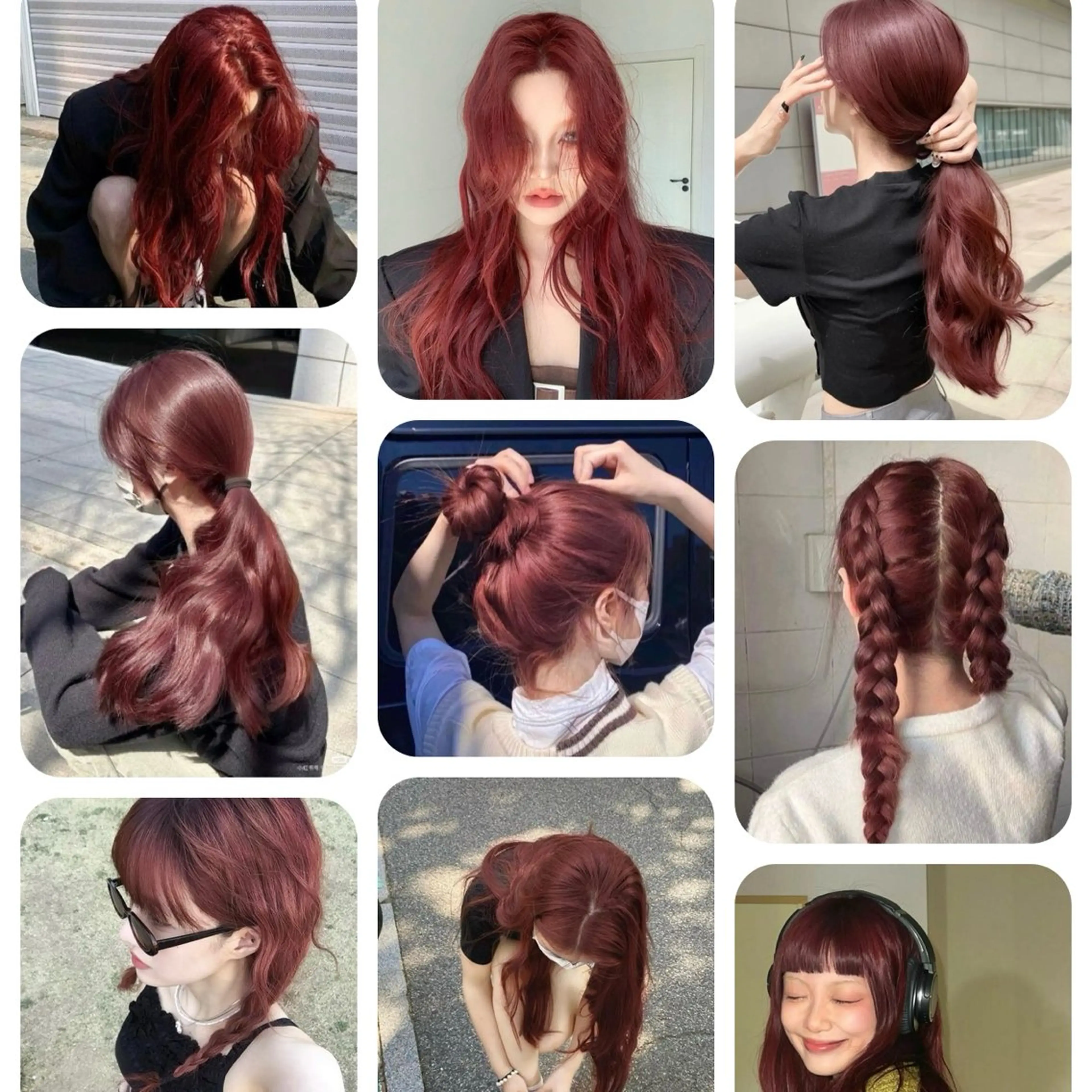 カラー 🎀ミルクティー/暖 色×レイヤー/マリアのヘアスタイル