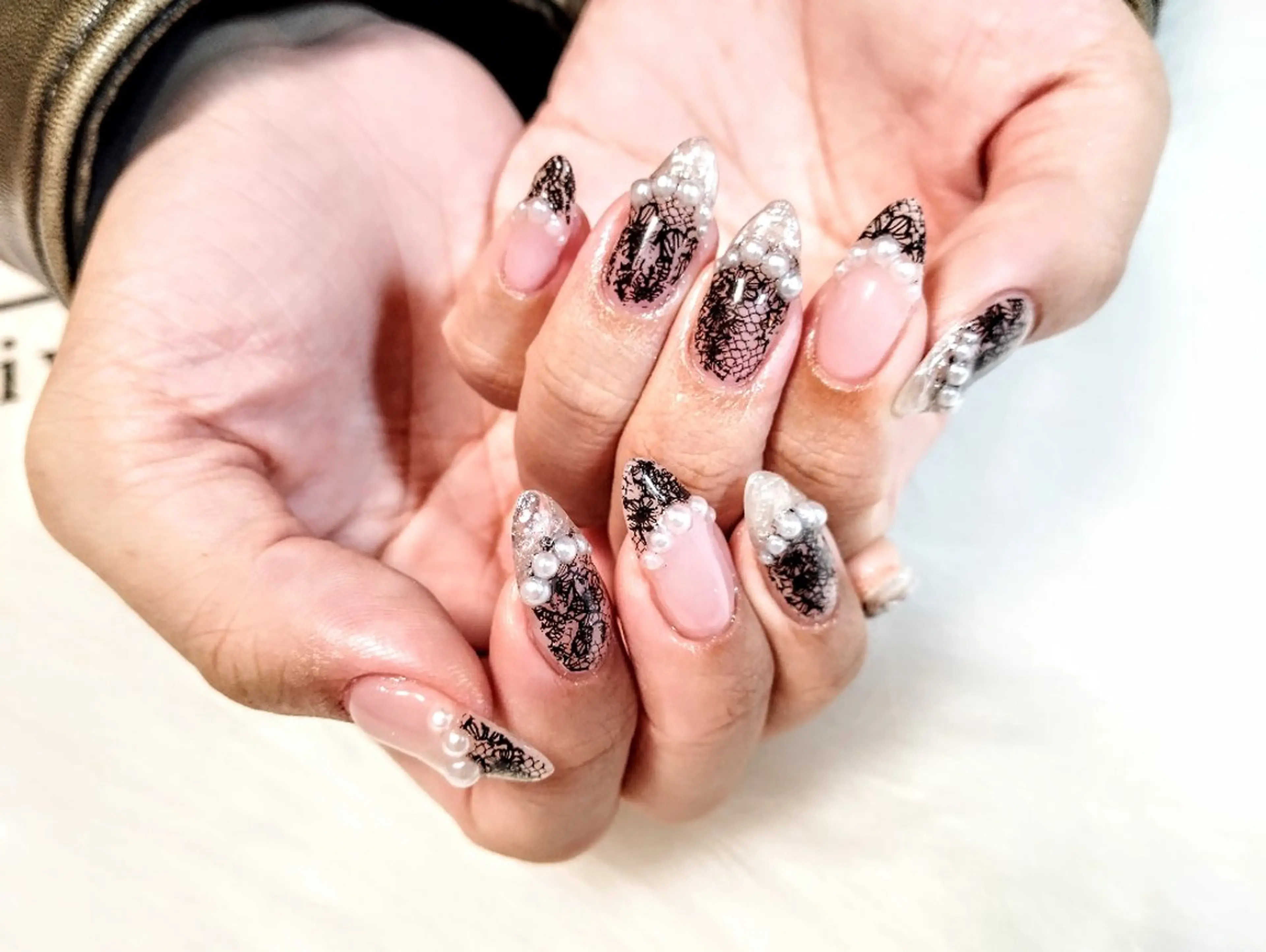 ネイル レース ハンドネイル ハンドケア ＤI'A ネイルサロンのネイルデザイン