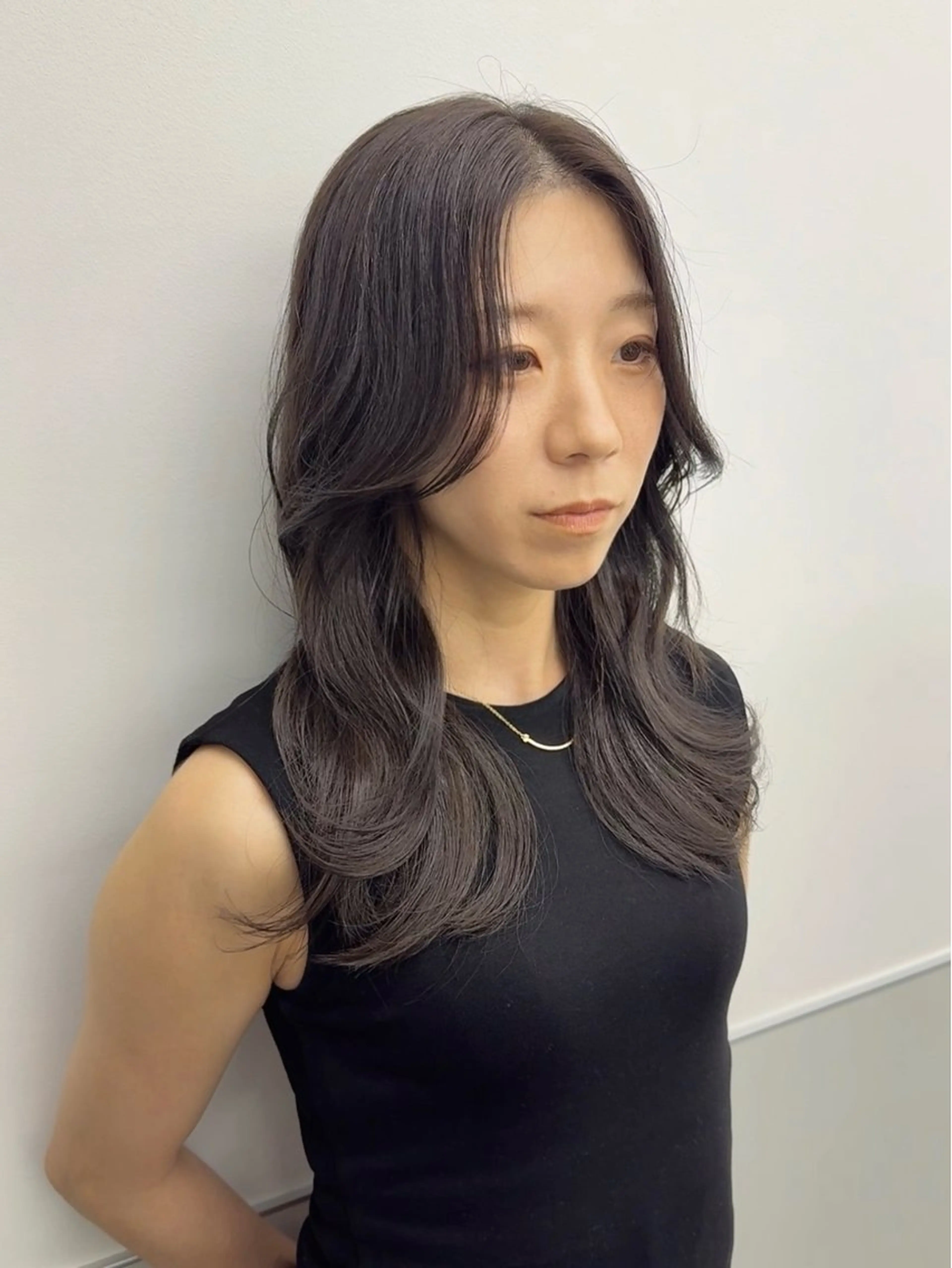 ロング カラー 韓国風ヘア レイヤーカット トリートメント ワンホンヘア カット ヘアカラー トリートメント GO TODAY シェアサロン 町田店所属・韓国ヘア🇰🇷 スズキのヘアスタイル