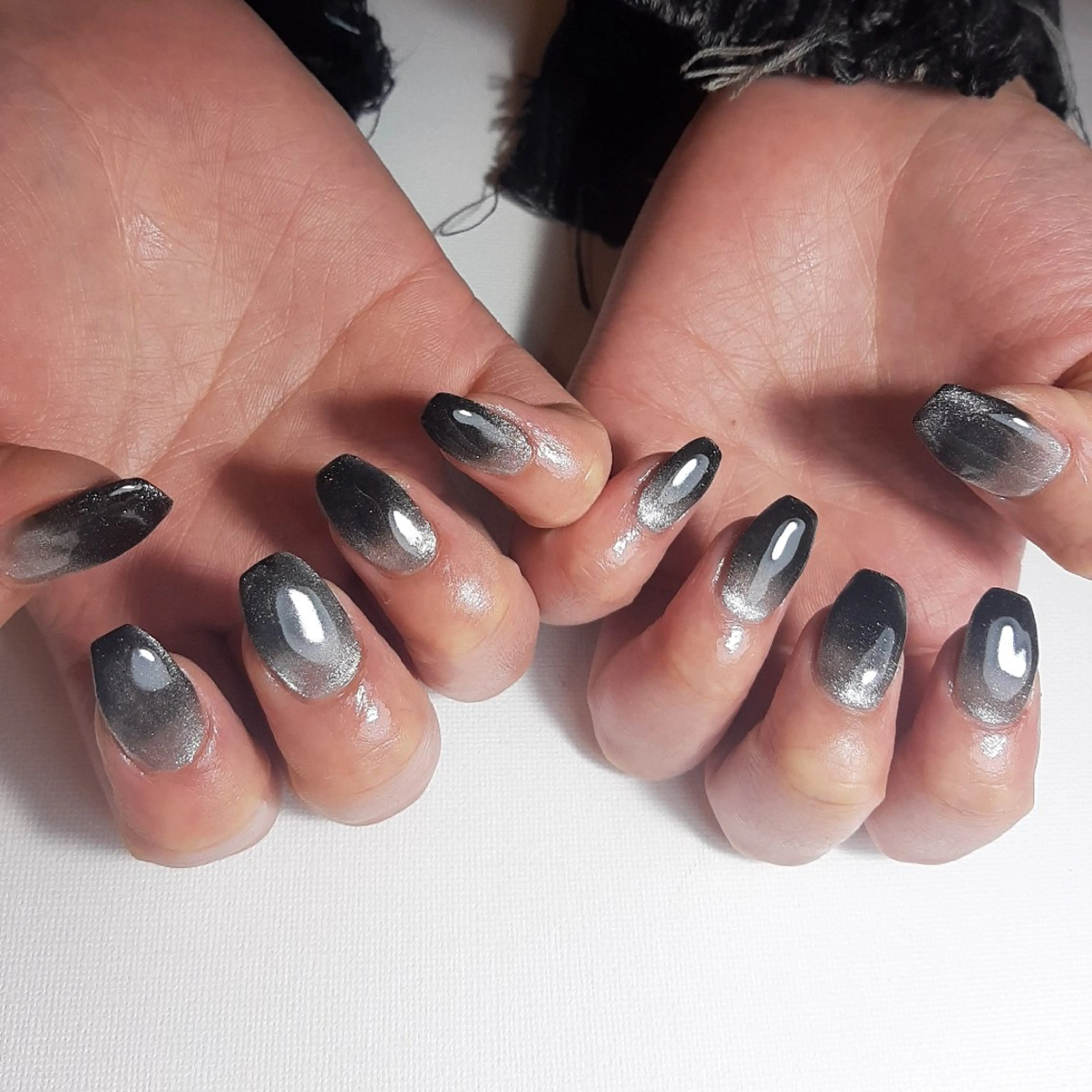 ネイル ジェルネイル グラデーション 持ち込み ショートネイル owlnail /持込みデザイン専門のネイルデザイン