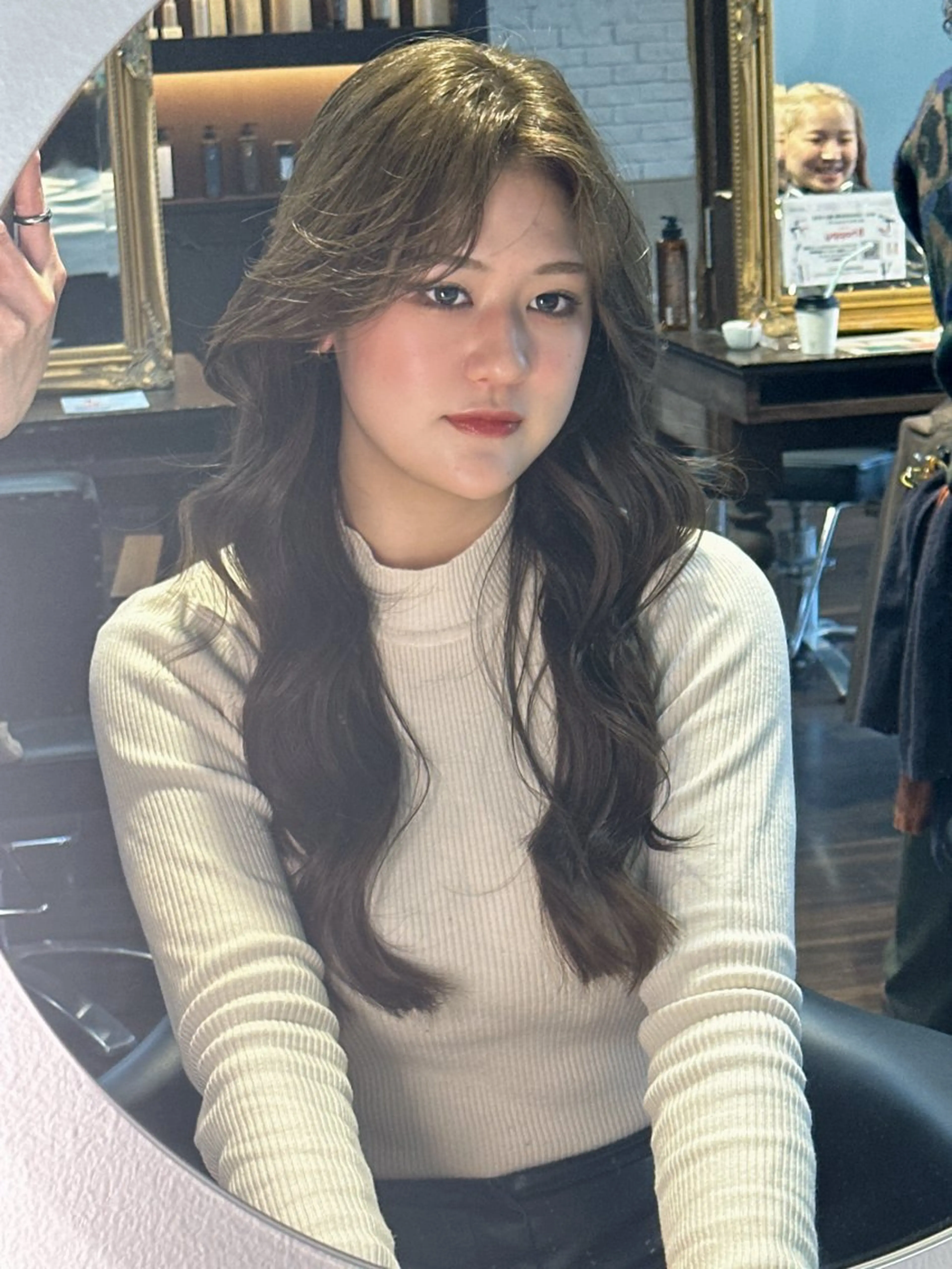 ロング カラー カット ヘアカラー トリートメント ワンホンヘア ケラチン/Kaitoのヘアスタイル