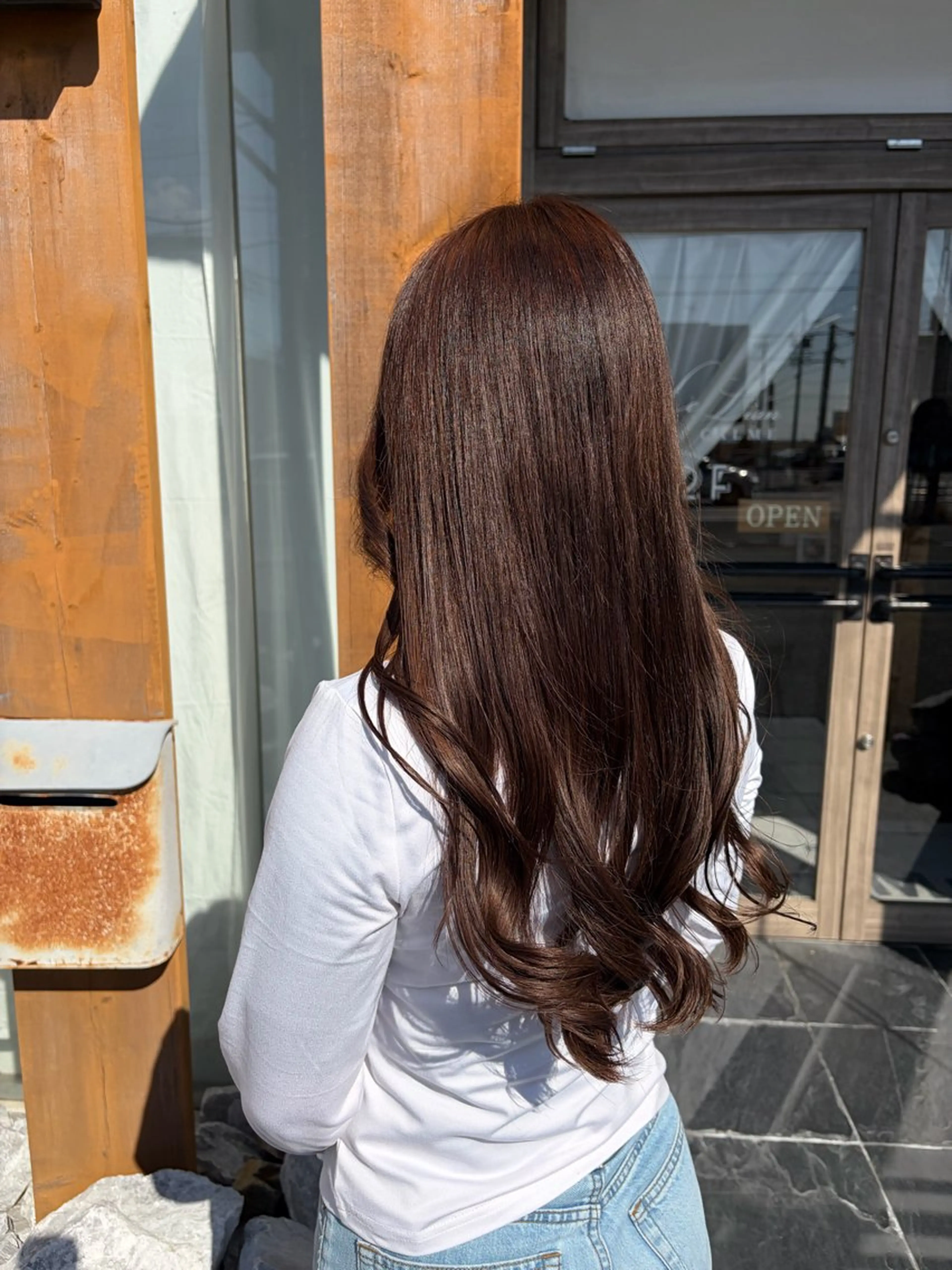 ロング ヘアカラー ルプラボウ/音々華 /髪質改善/暖色のヘアスタイル