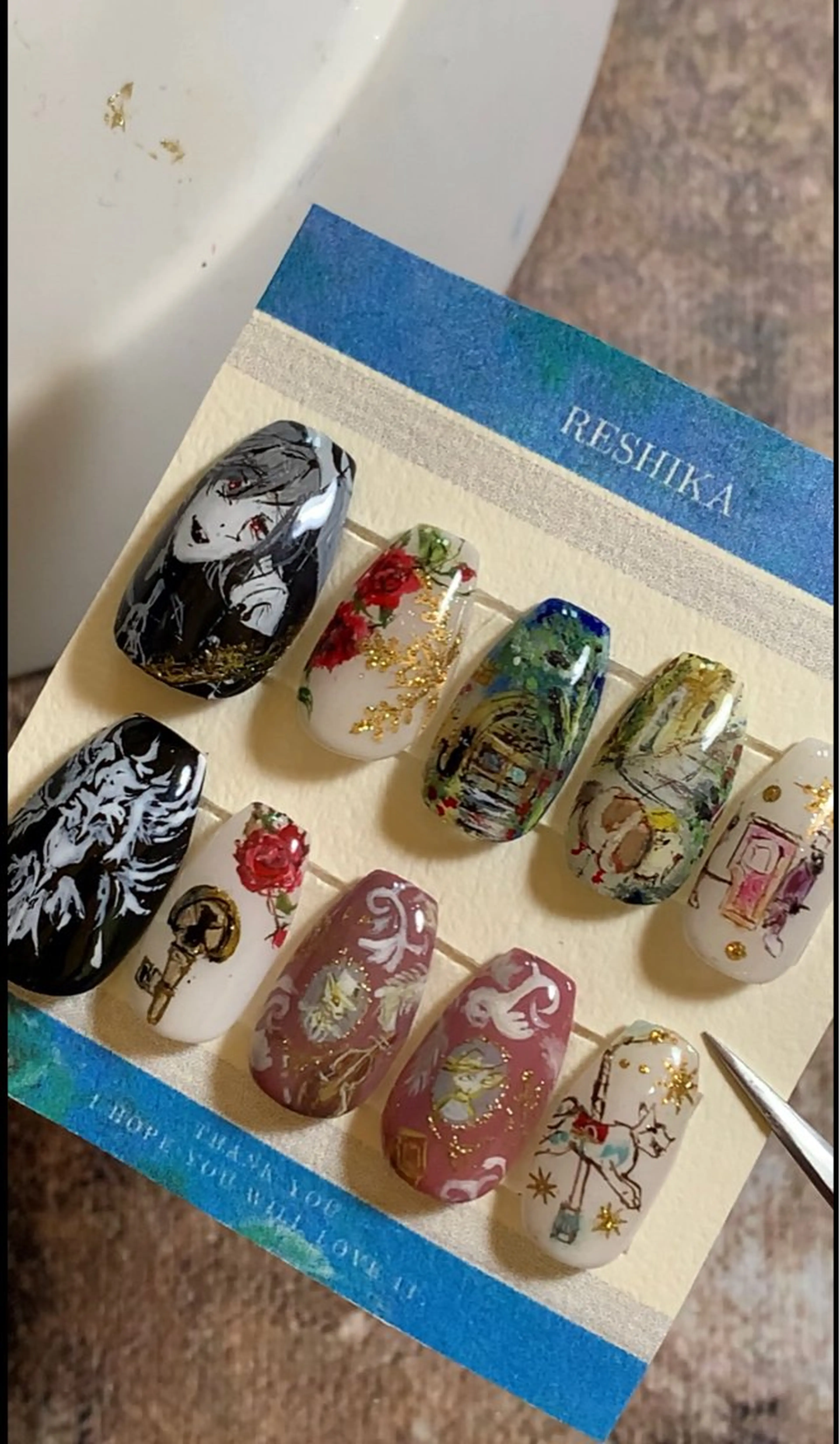 ネイル ネイルチップ ブライダルネイル m mのネイルデザイン