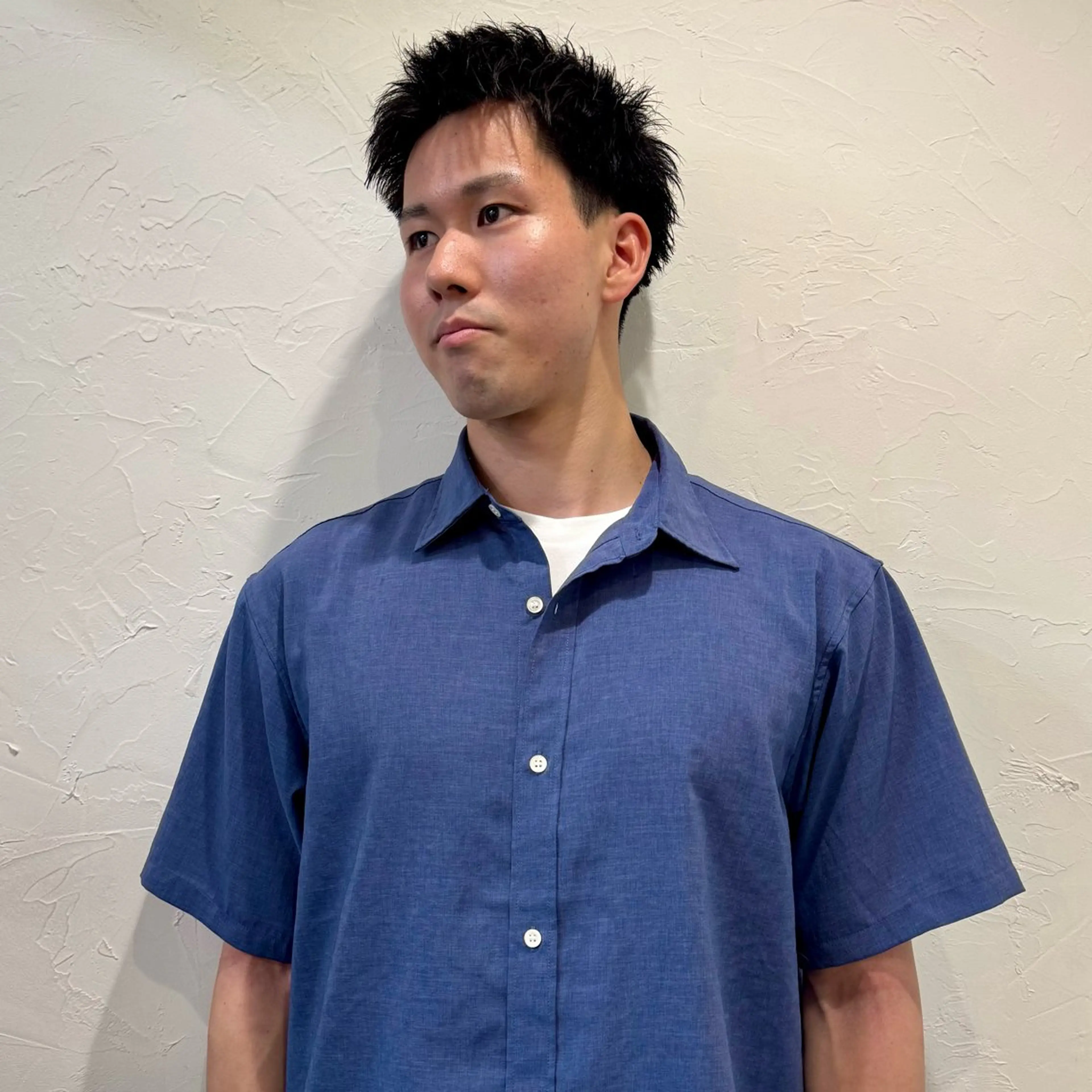 ショート メンズ アップバング メンズ就活ヘア メンズパーマ メンズショート スパイキーショート カット ヘアセット 【池袋/スパイキー ショート】ⓝⓘⓜⓤのヘアスタイル