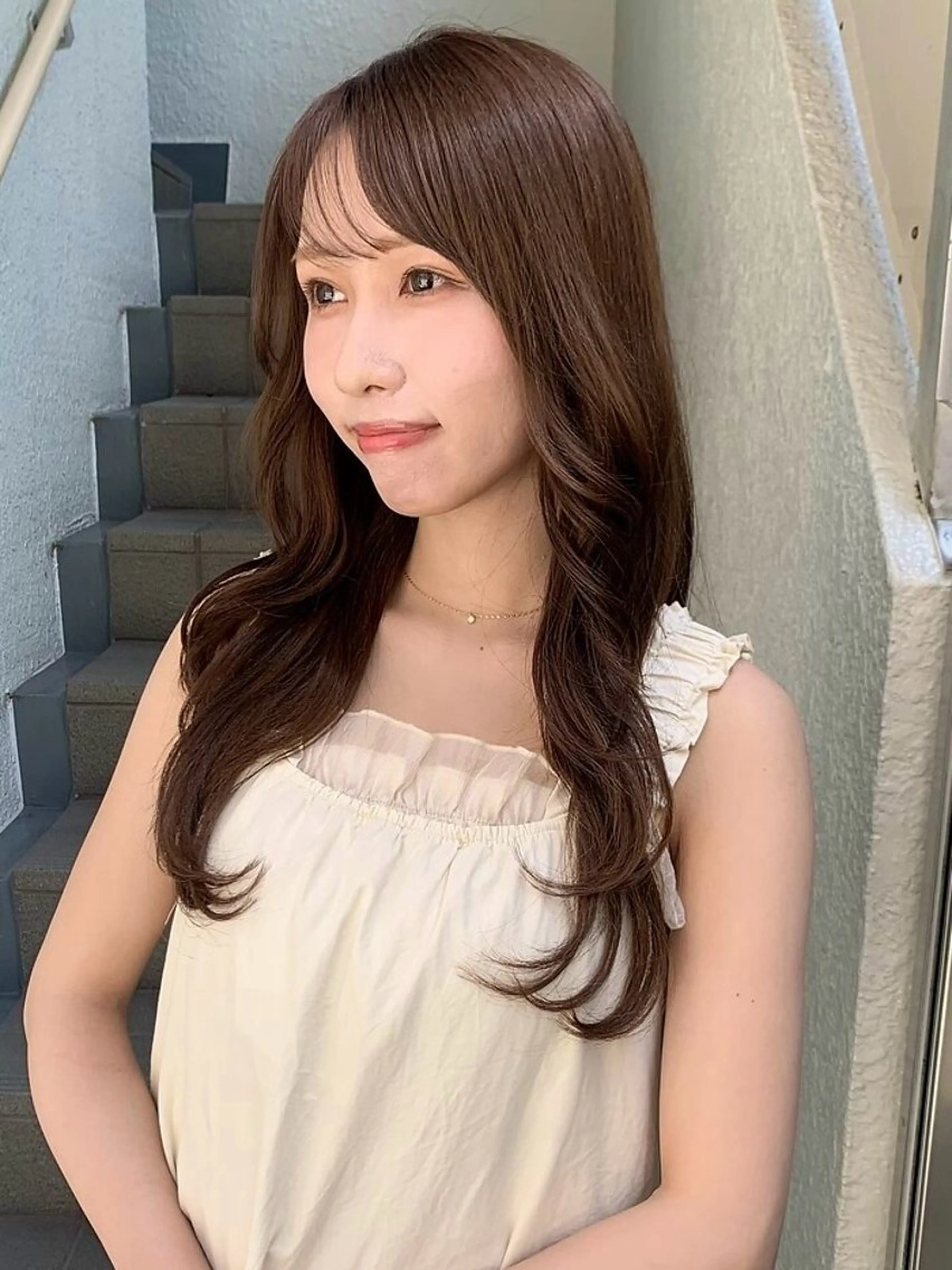 ロング LOREN＋透明感 オリーブhirokoのヘアスタイル