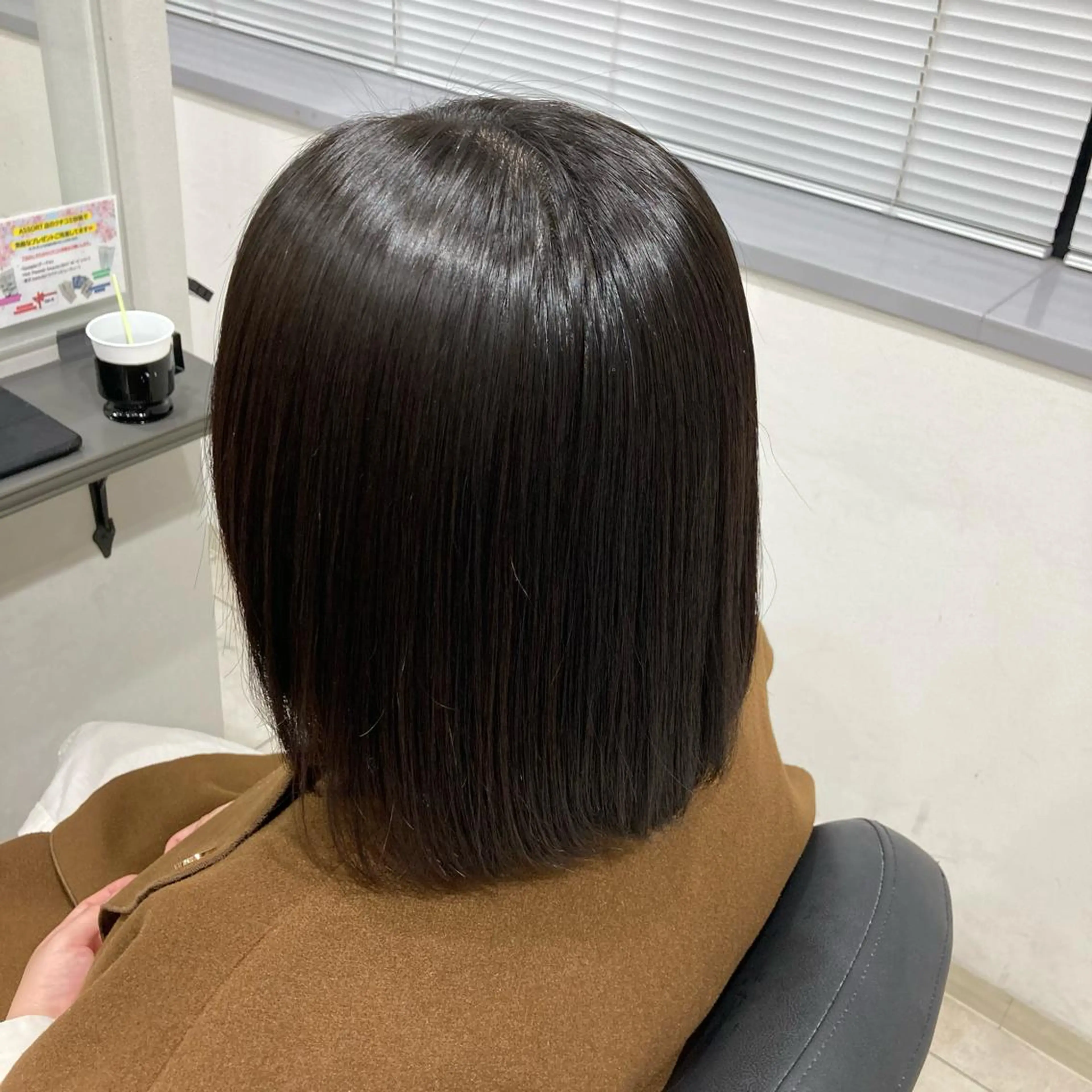 ミディアム パーマ 縮毛矯正 ピンクカラー🎀 米津 美佑のヘアスタイル