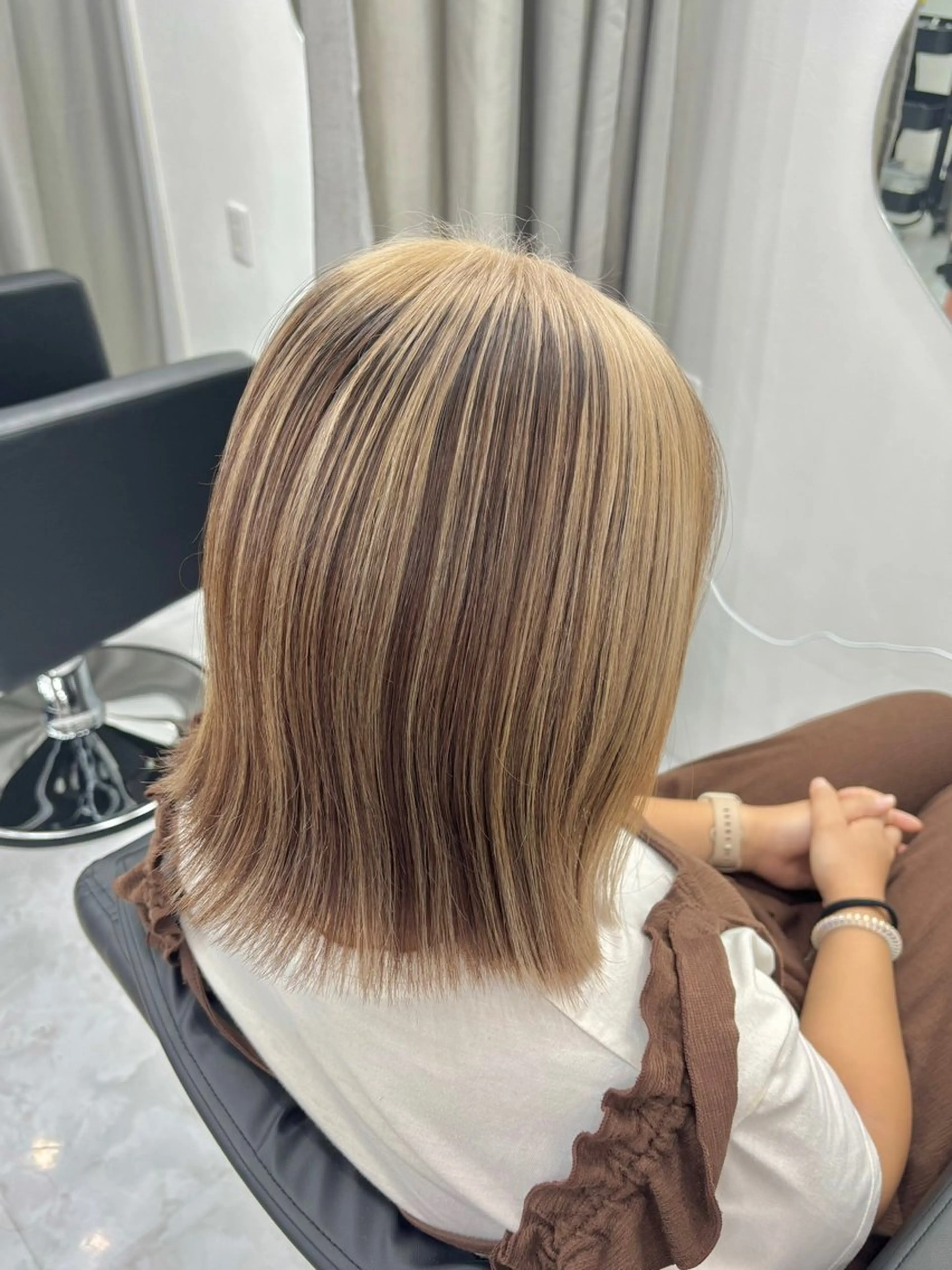 ショート ヘアカラー トリートメント MoA cilue 福島さつき 👧🏻のヘアスタイル