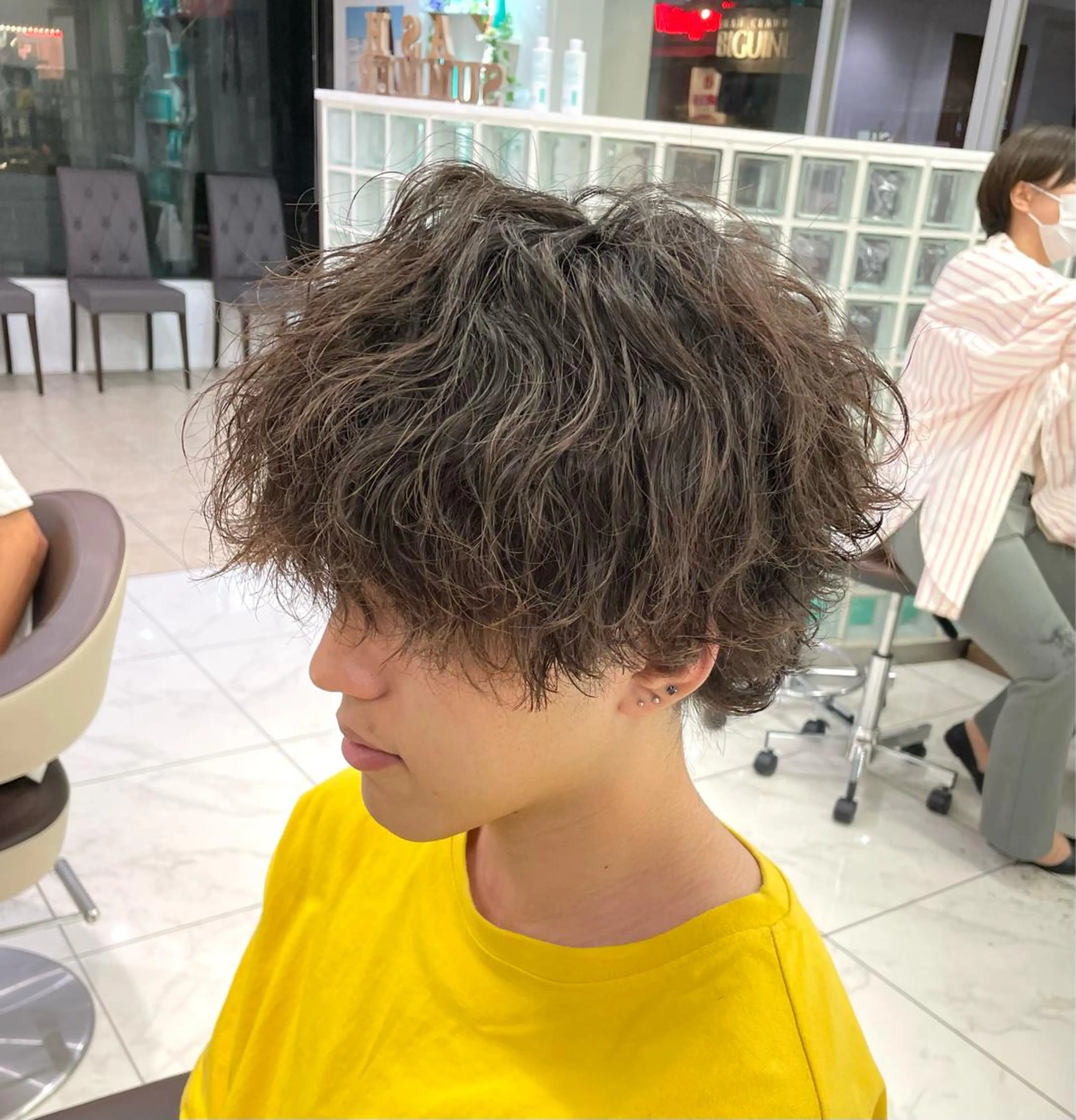 パーマ メンズ カット パーマ トリートメント 【メンズ特化】 池田大成✂︎のヘアスタイル