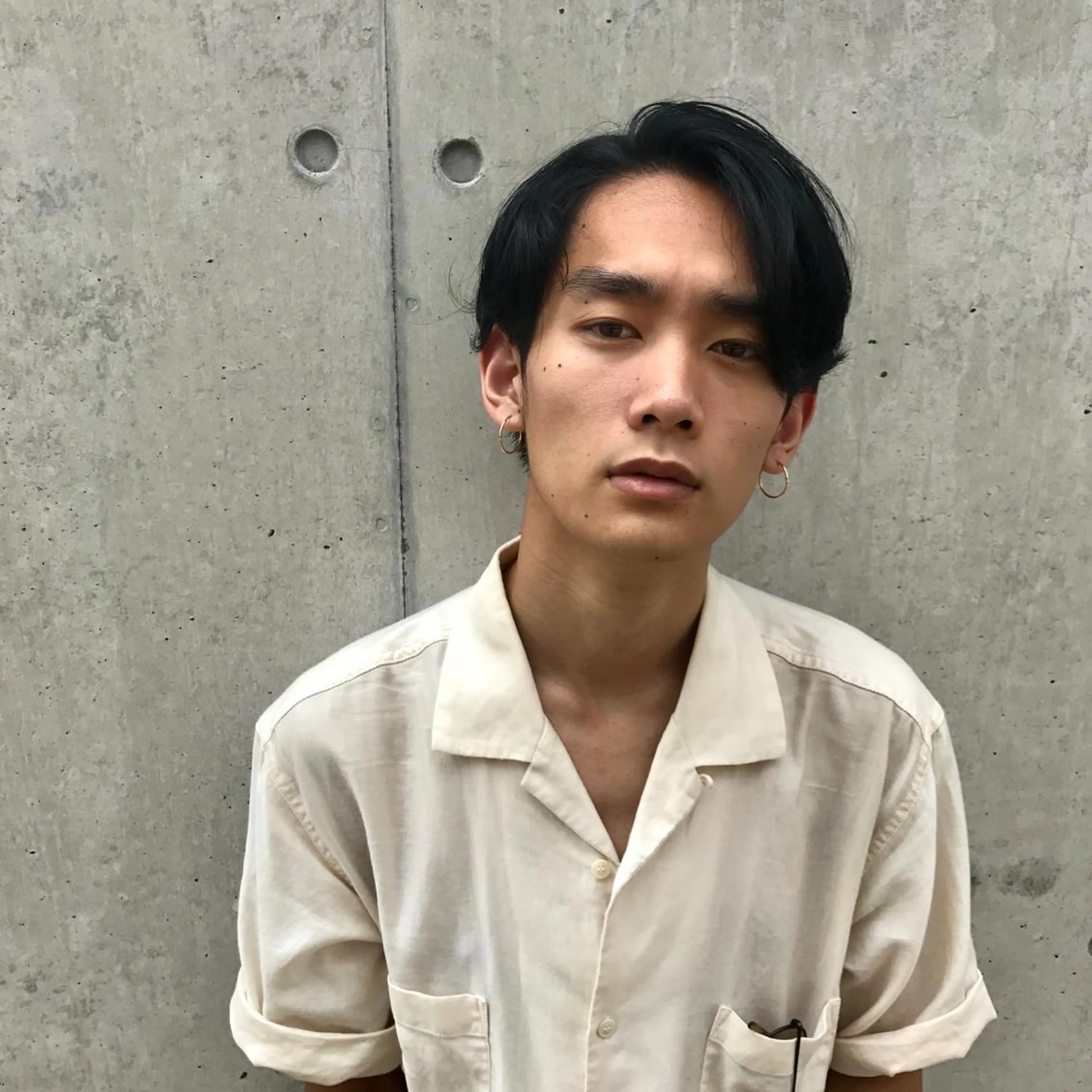 ショート パーマ メンズ 住本 大明のヘアスタイル