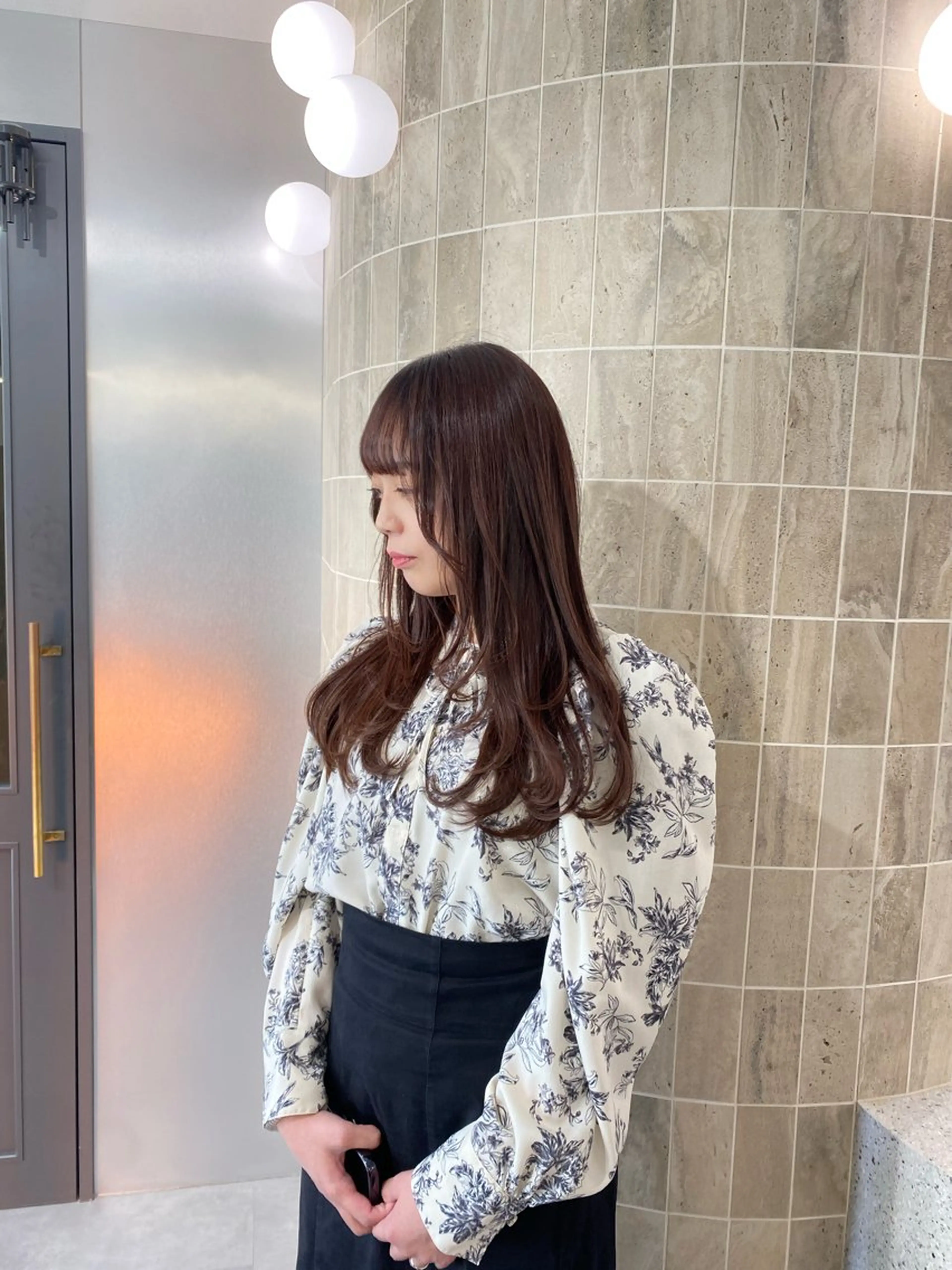 ロング 薮本 真優のヘアスタイル