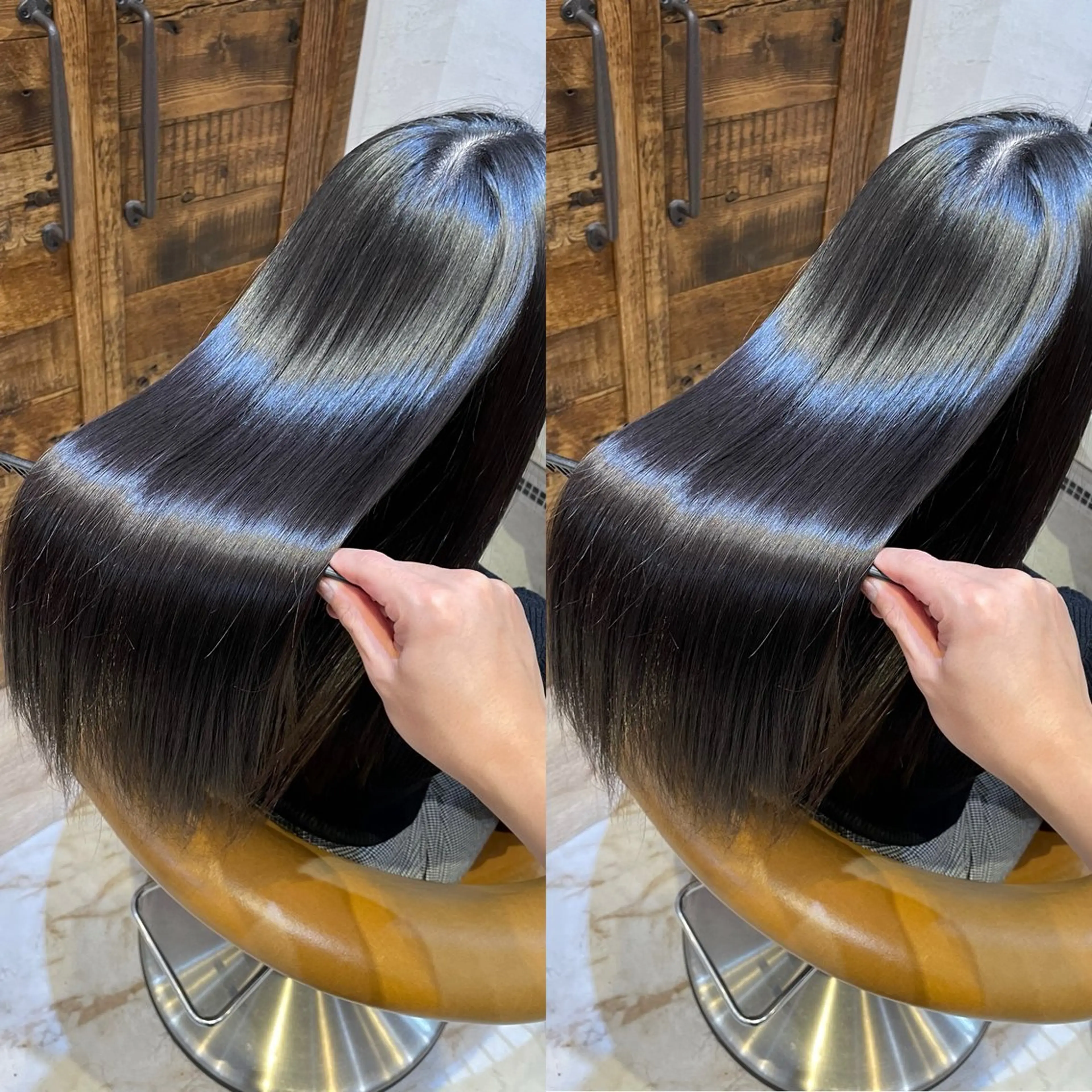 ロング 縮毛矯正/艶カラー 笠原康平のヘアスタイル