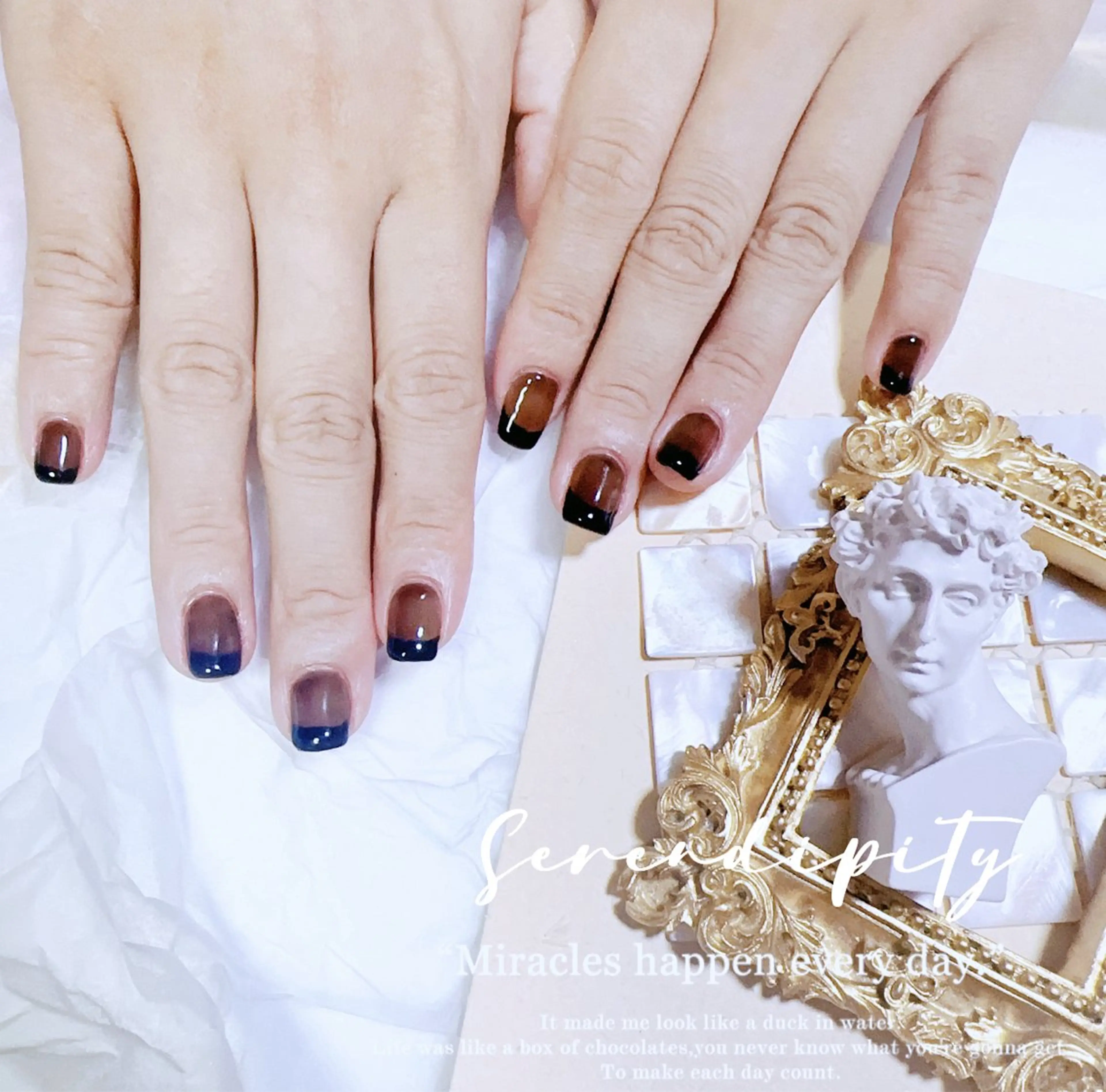 ネイル フレンチネイル 美人計ネイルサロン所属・中山 美月のネイルデザイン