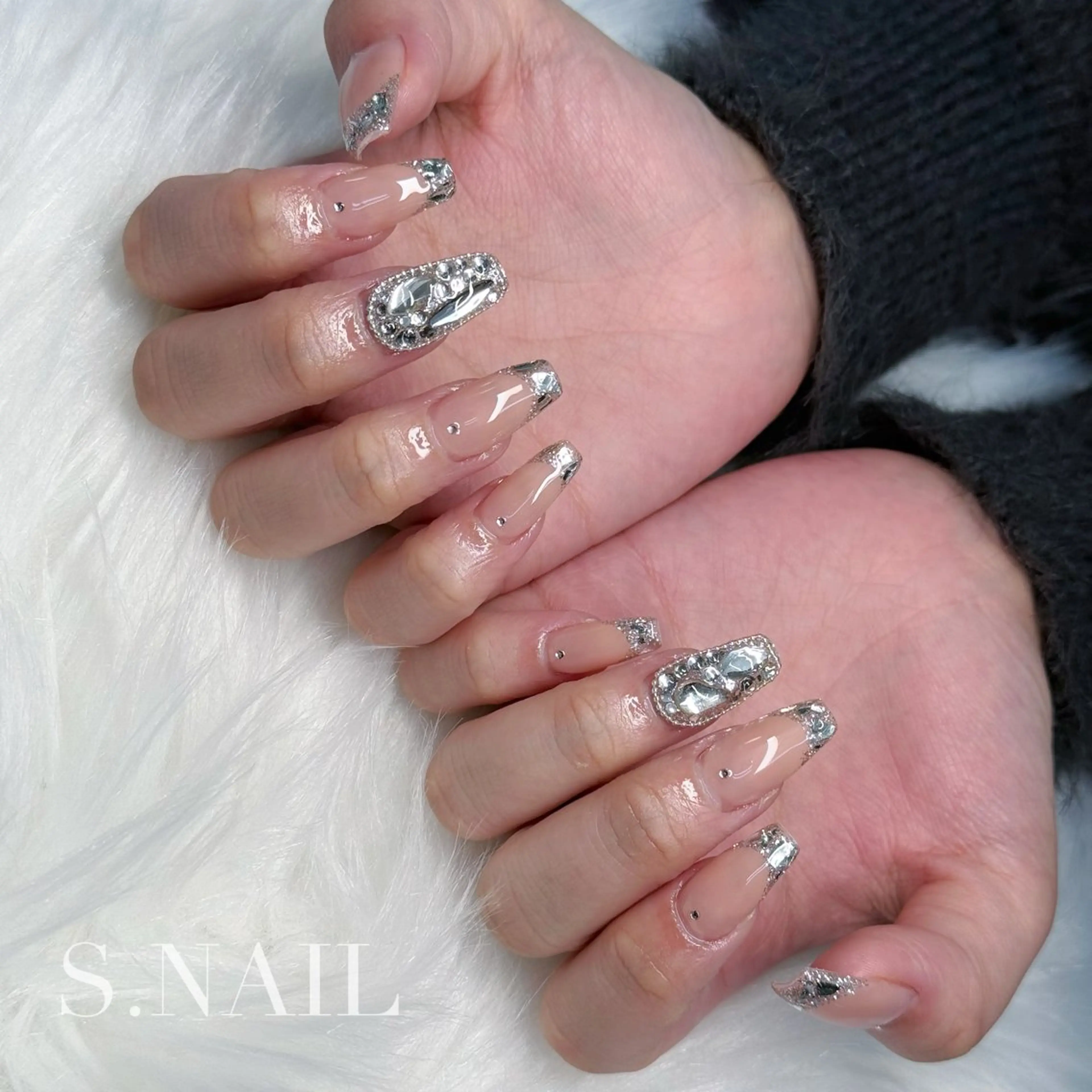 ネイル 持ち込み ハンドネイル S♡NAIL所属・S.NAIL Suuのネイルデザイン