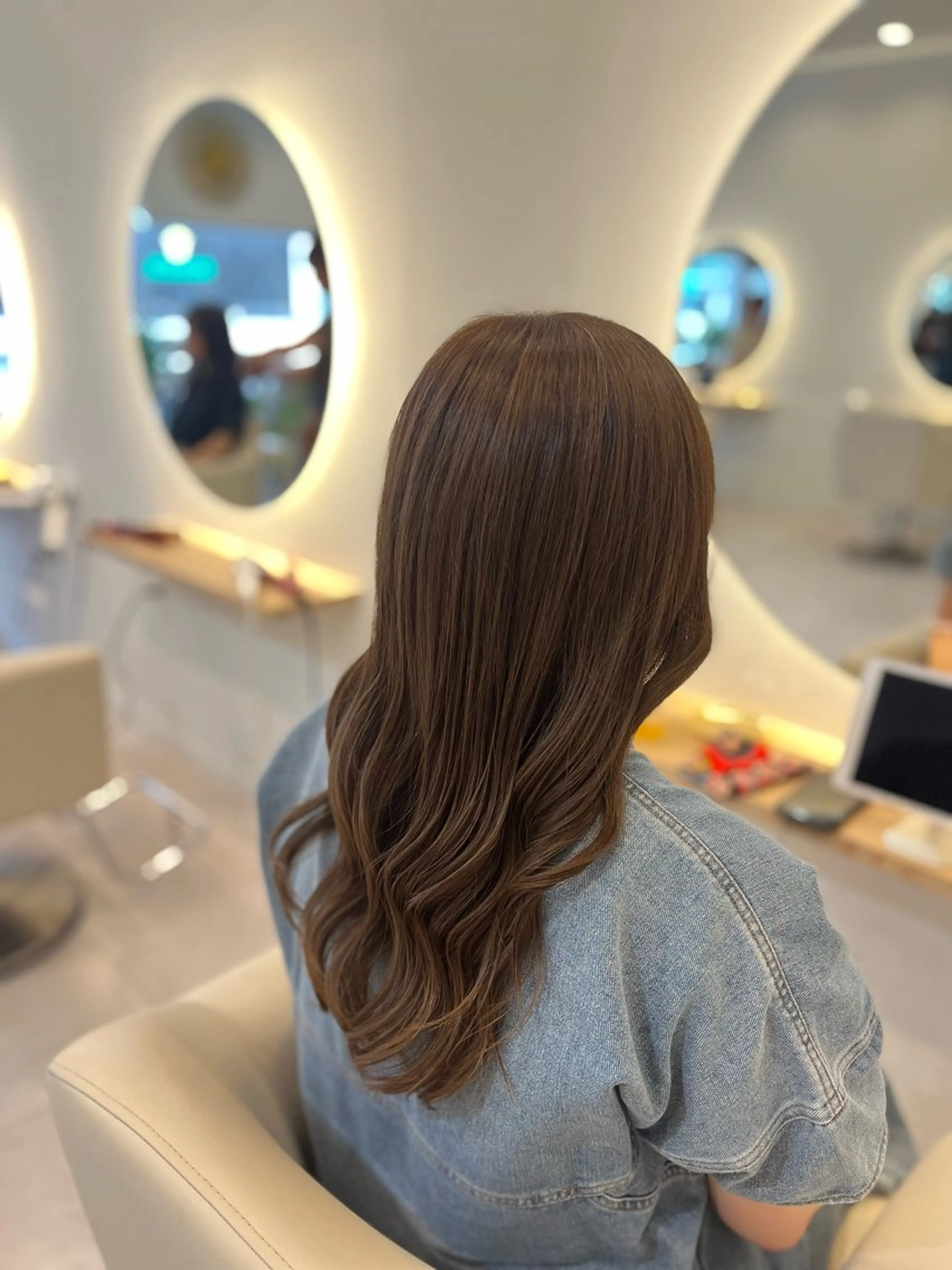 ロング ヘアカラー トリートメント 髪質改善カラー/韓国 /井上 拓也のヘアスタイル