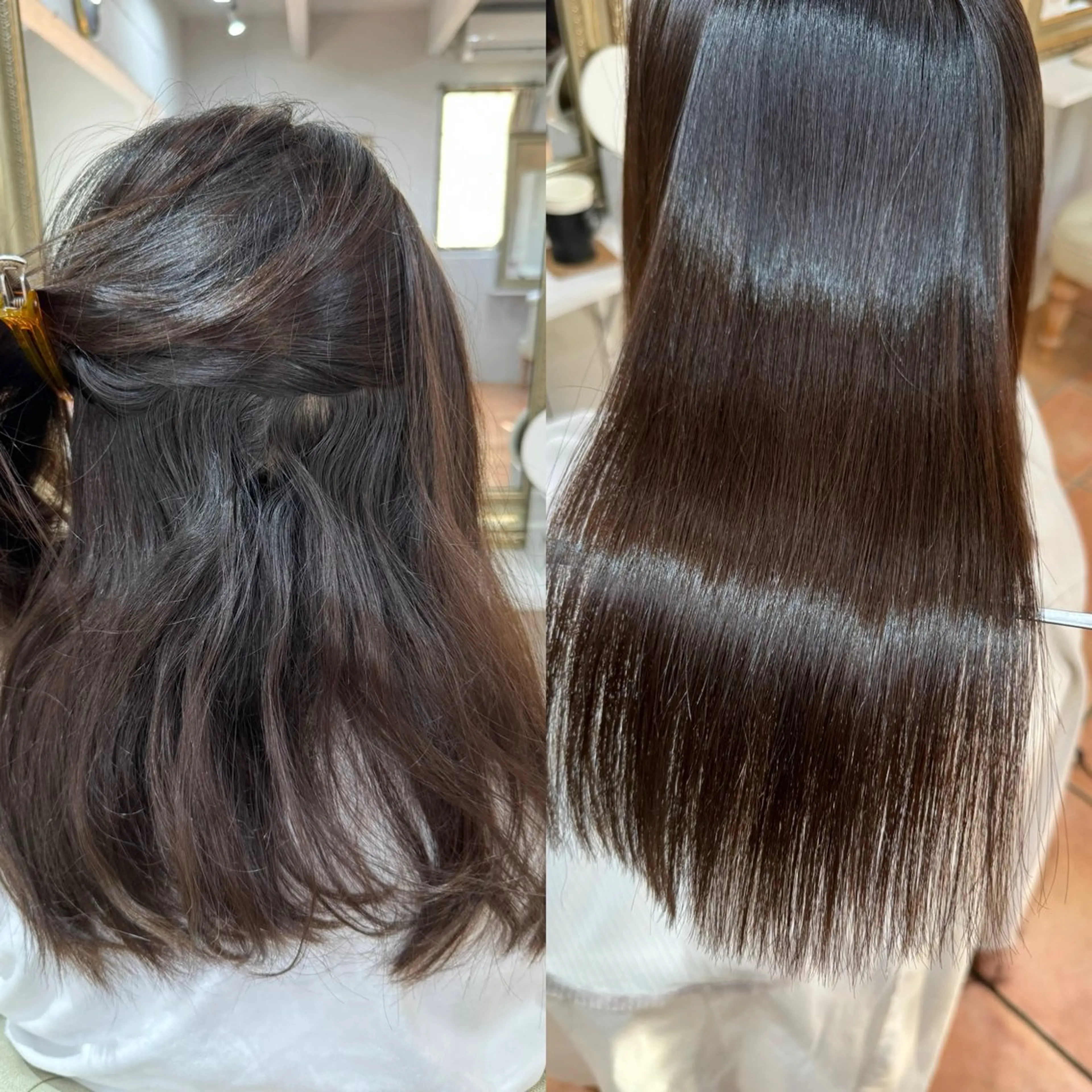 セミロング 髪質改善美容室bokuno3号店所属・前髪生えぐせ直し♡ お顔周りカット☆スガのヘアスタイル