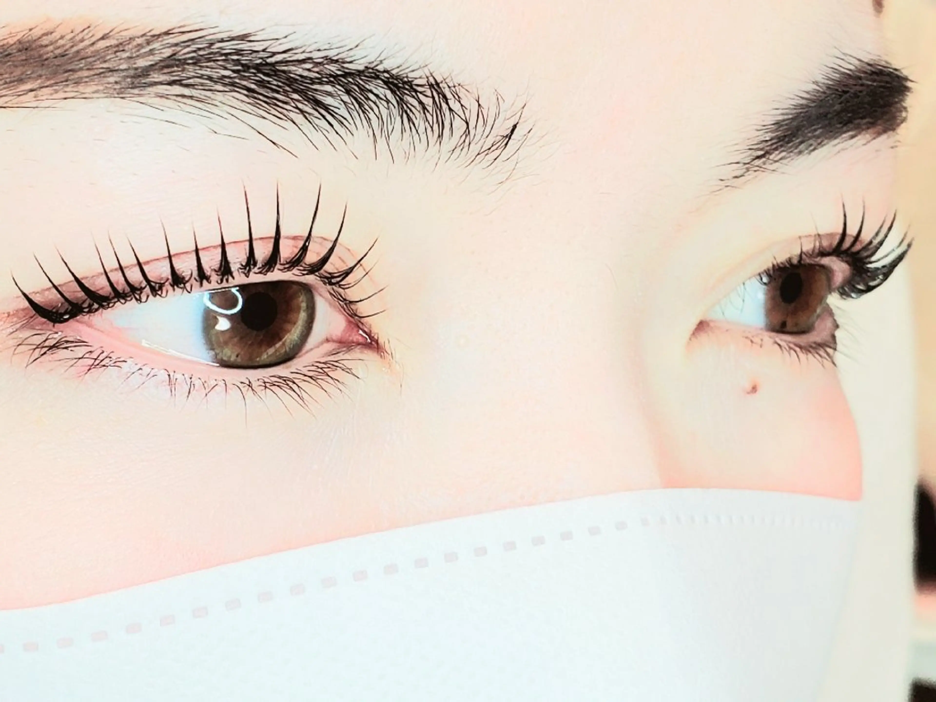 マツエク・マツパ パリジェンヌラッシュリフト 一重×まつ毛パーマ マツパ セレビアイ　磯山☆ LEDエクステ☆立川のマツエク・マツパデザイン