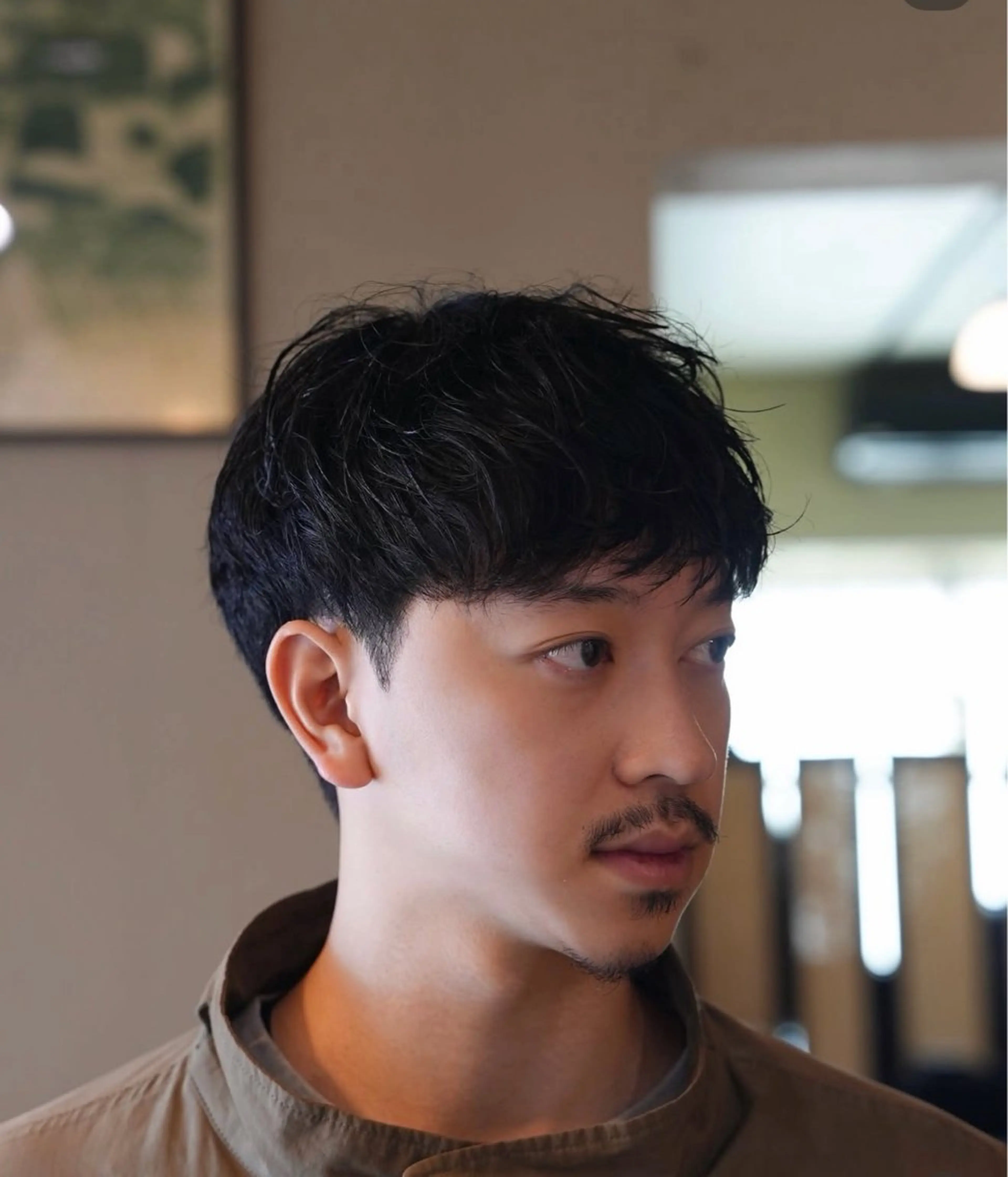 ショート パーマ カット パーマ メンズカット✂️ パーマ🌀　サトエリのヘアスタイル