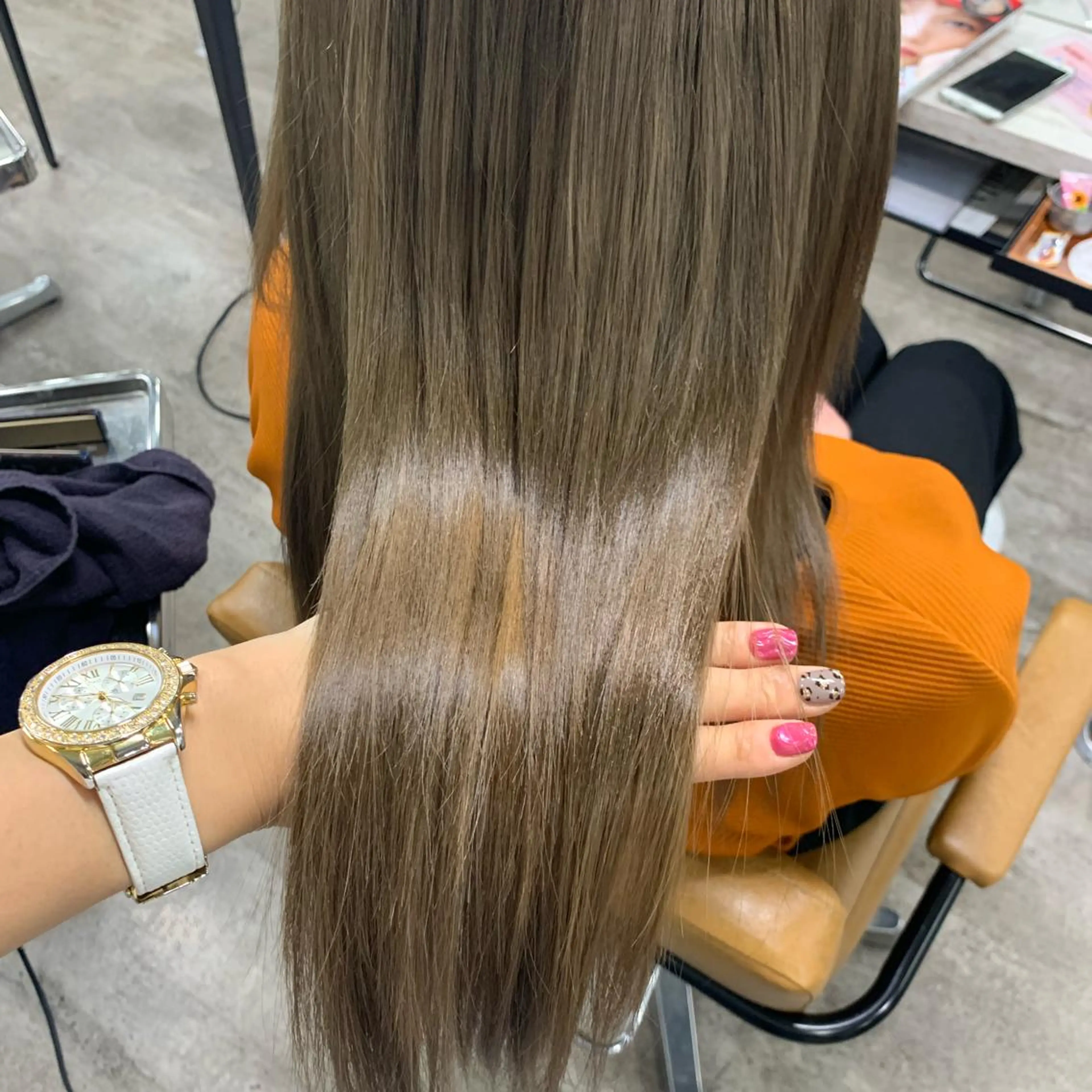 ロング カラー 🎀モテ髪ﾐﾙｸﾃｨ ｰ🎀yasunaのヘアスタイル