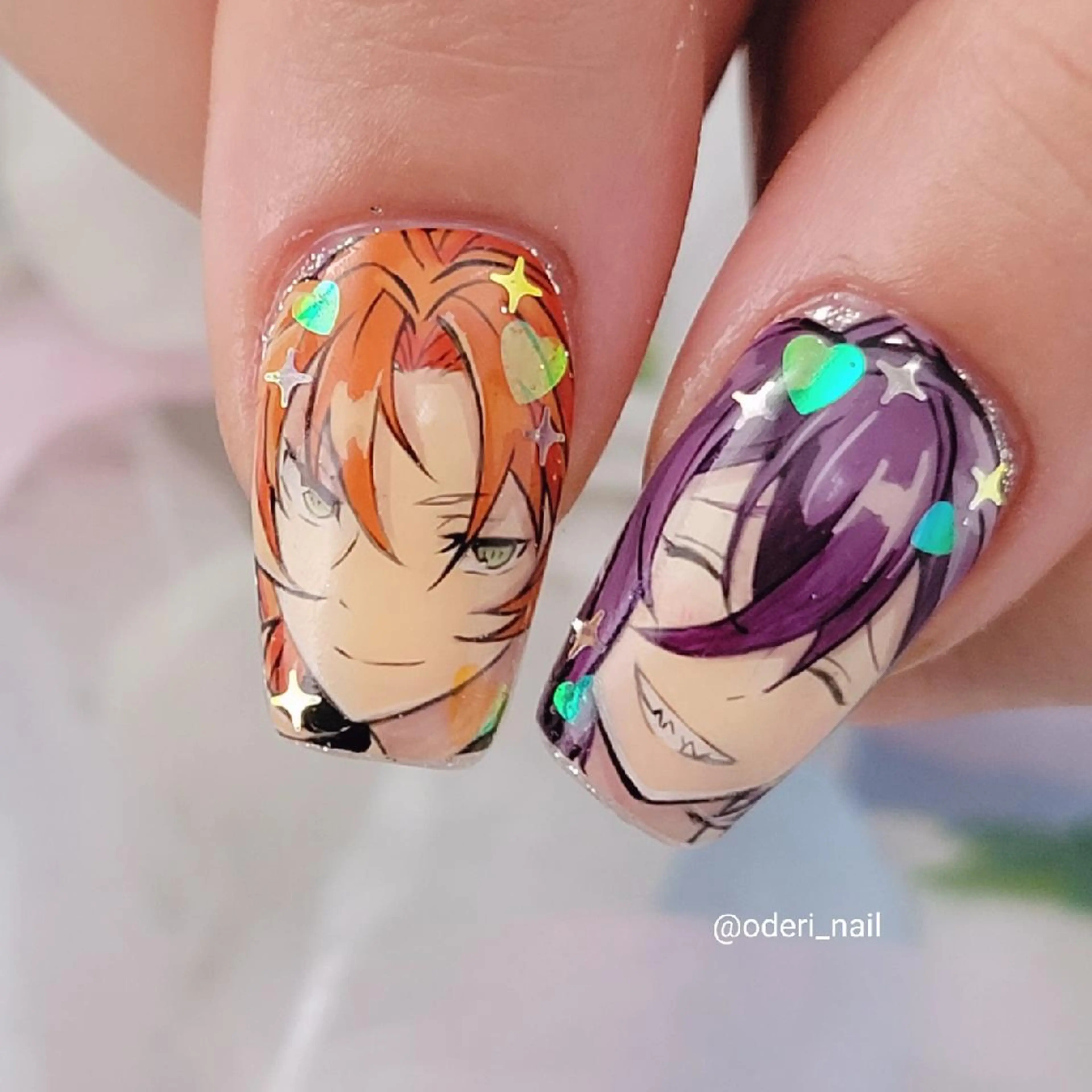 ネイル アートネイル ジェルネイル おで@ oderi_nailのネイルデザイン