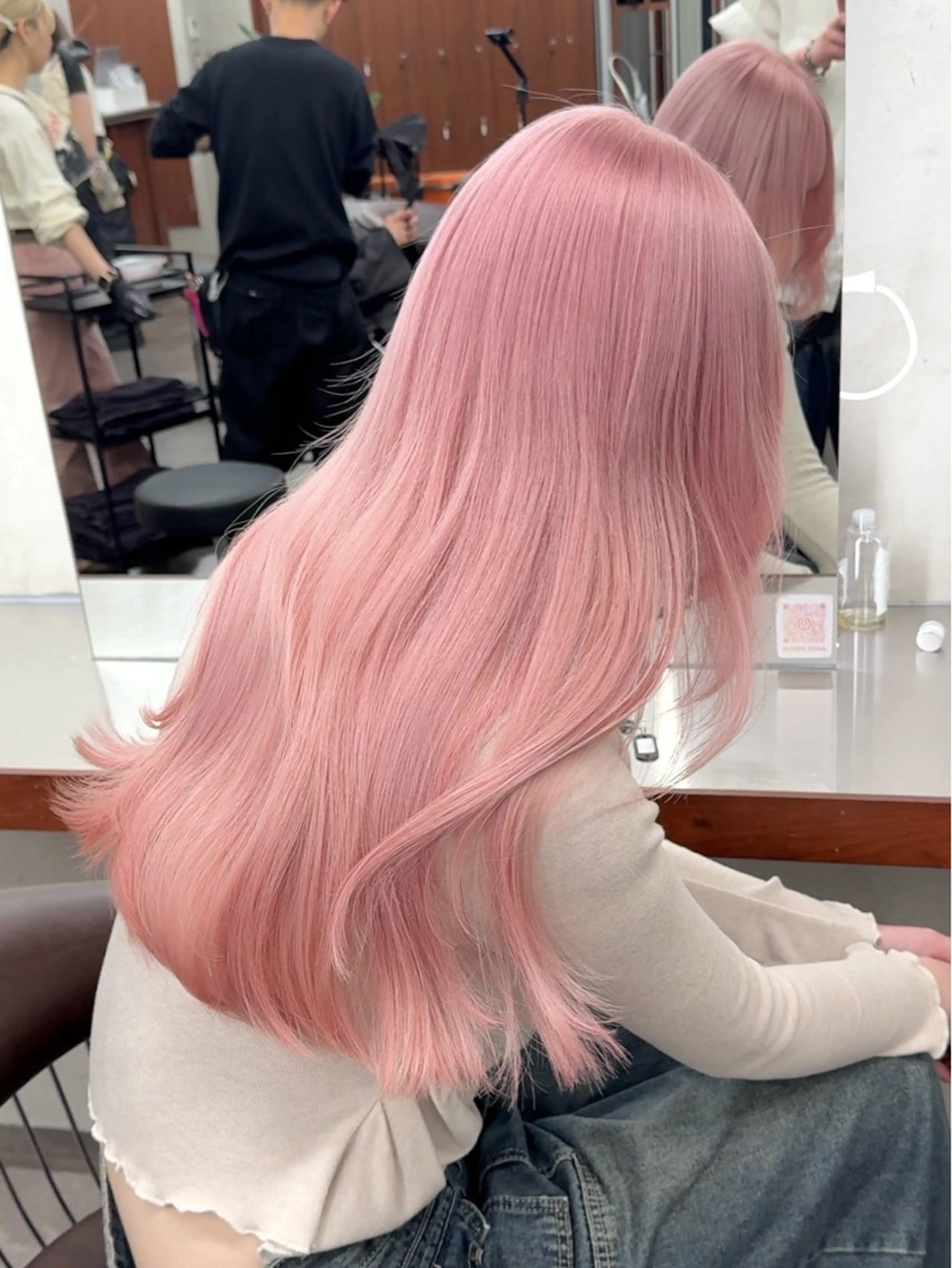 ロング カラー アッシュ ベージュカラー ブリーチ ケアブリーチ ダブルカラー カット ヘアカラー トリートメント nico TOKYO 渋谷所属・ブリーチ　ハイトーン 特化🌈フジタハルキのヘアスタイル