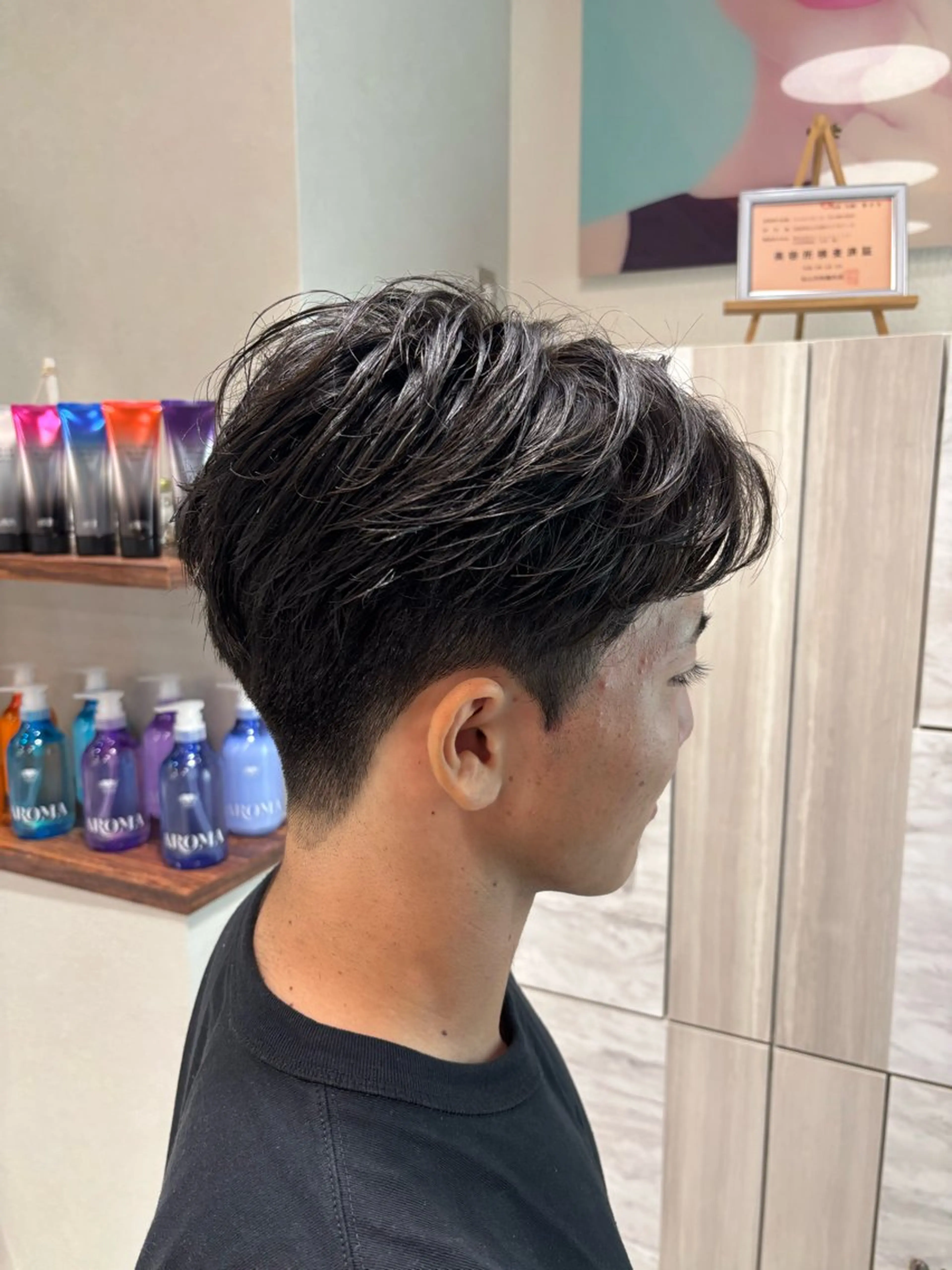 ショート メンズ メンズパーマ カット パーマ ニュアンス/フェザー /パーマ/RYUTOのヘアスタイル