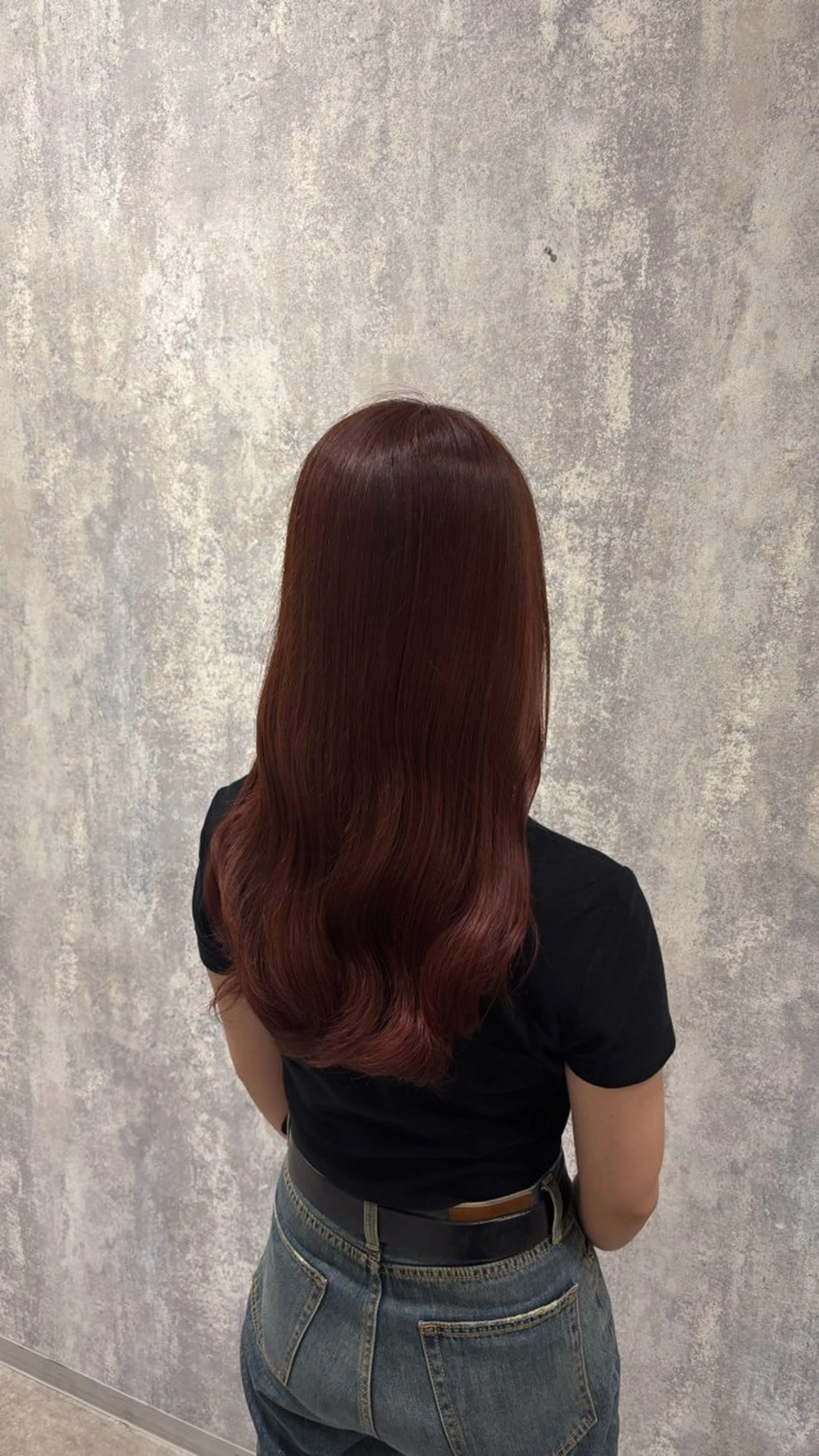 セミロング カット ヘアカラー トリートメント 詩乃 暖色系🎀レイヤーのヘアスタイル