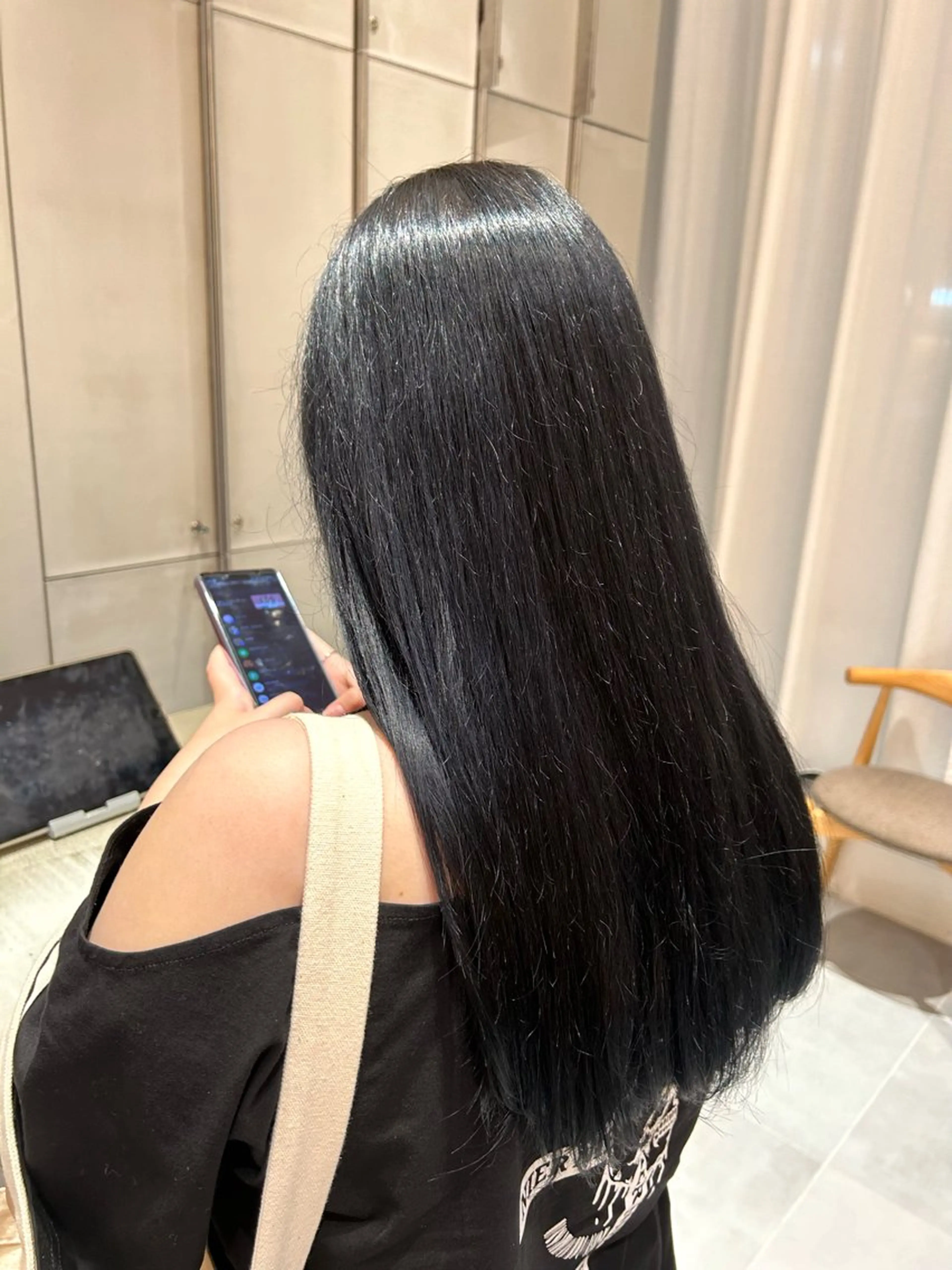 ロング カラー ヘアカラー トリートメント ヘアセット 風香🪼レイヤー カット/艶カラーのヘアスタイル