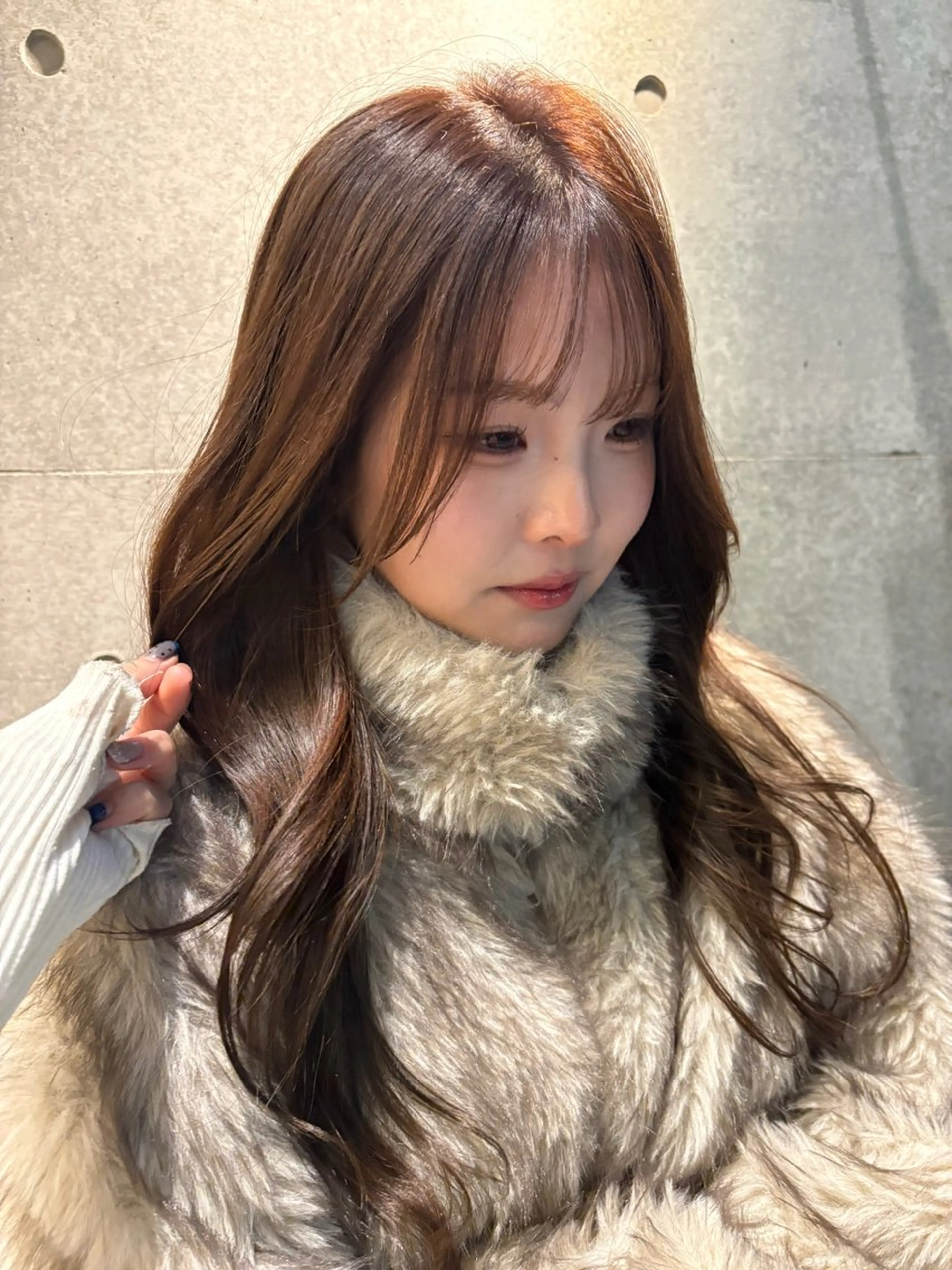 ロング カラー ベージュカラー ヘアカラー NORA saya🍀のヘアスタイル