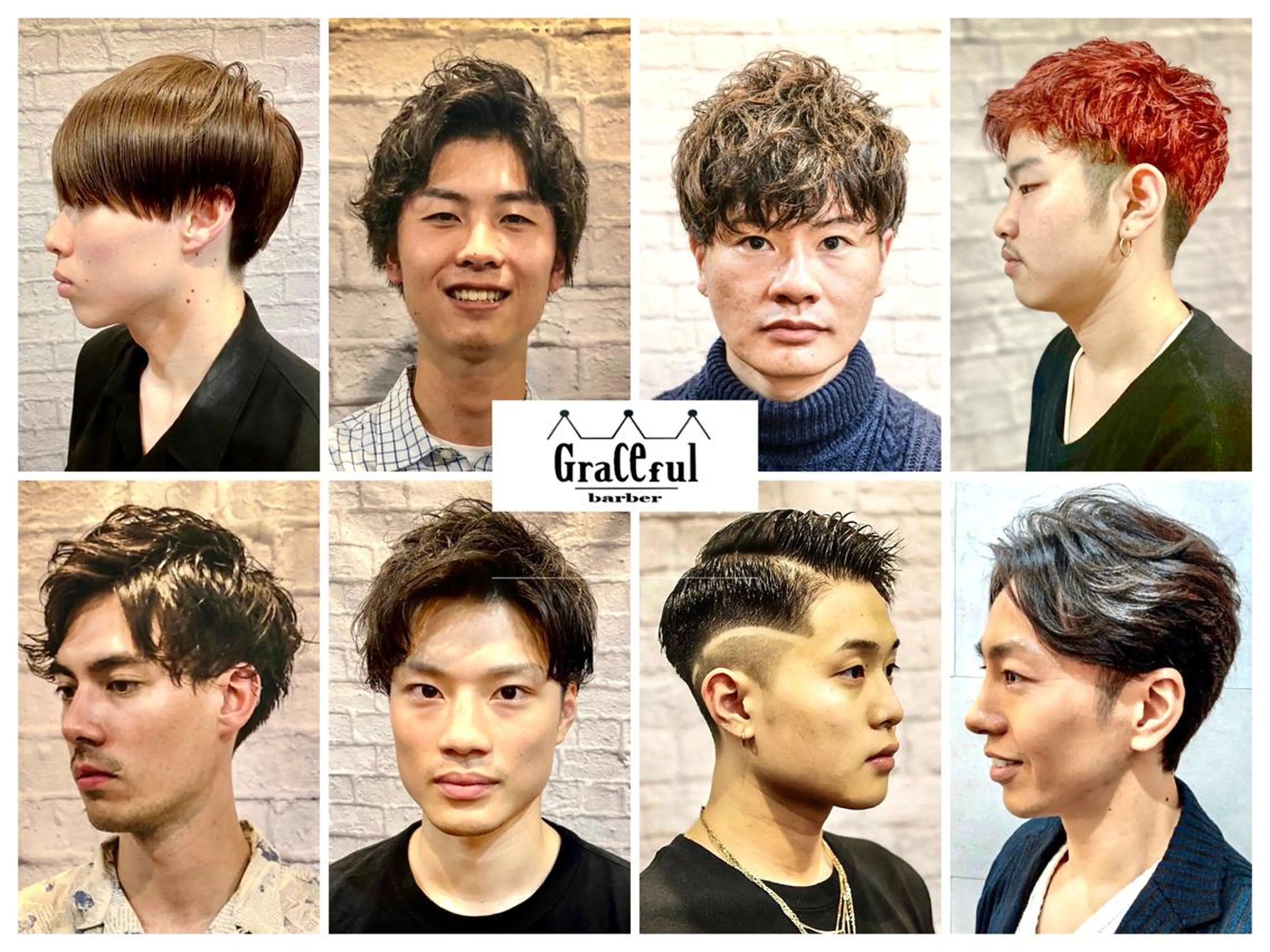 ショート カット ヘアセット グレイスフルバーバープラチナム六本木店所属・六本木メンズヘア 大橋勇貴のヘアスタイル