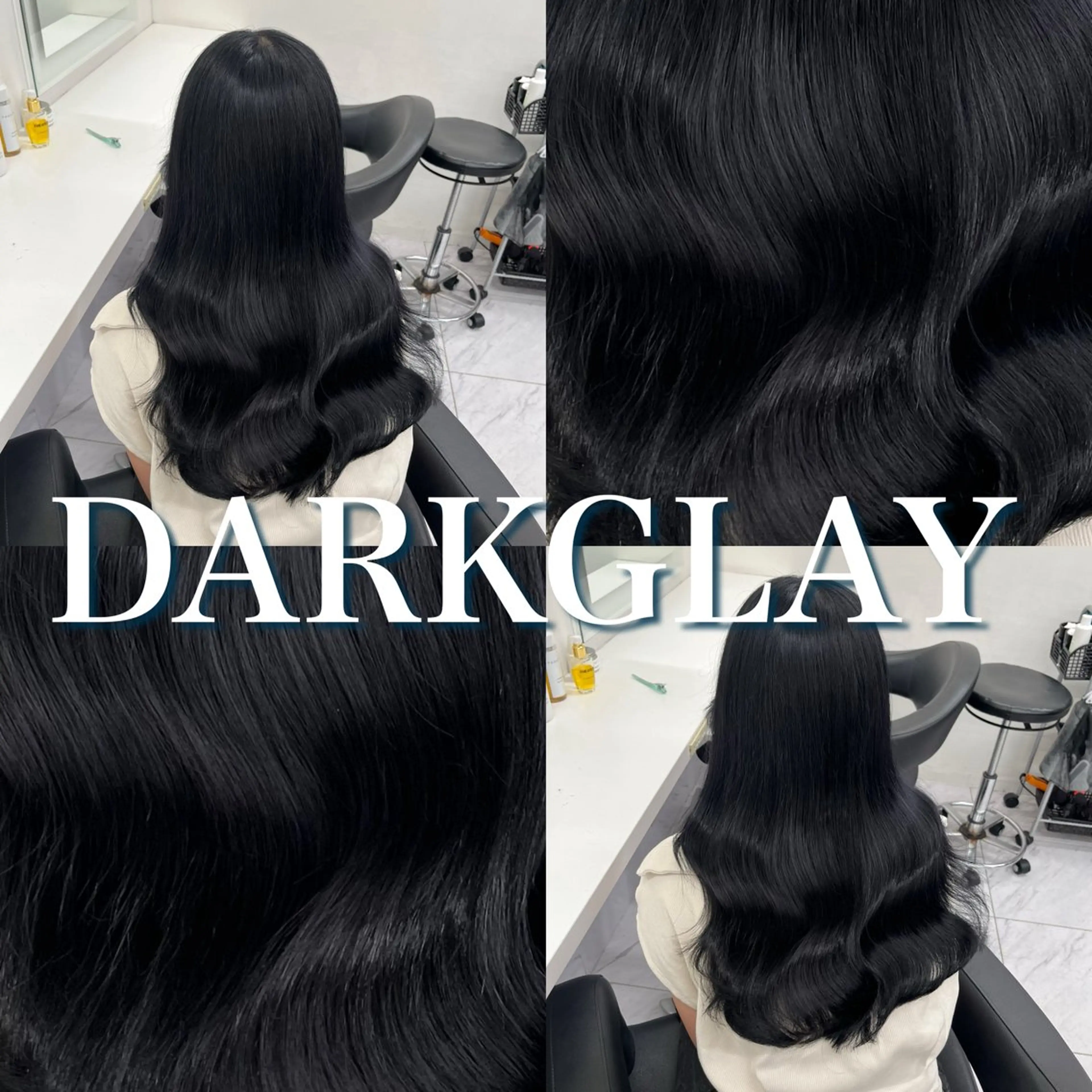 セミロング ヘアカラー トリートメント ヘッドスパ ヘアセット 寒色＆ブリーチ特化 寒色MiOのヘアスタイル