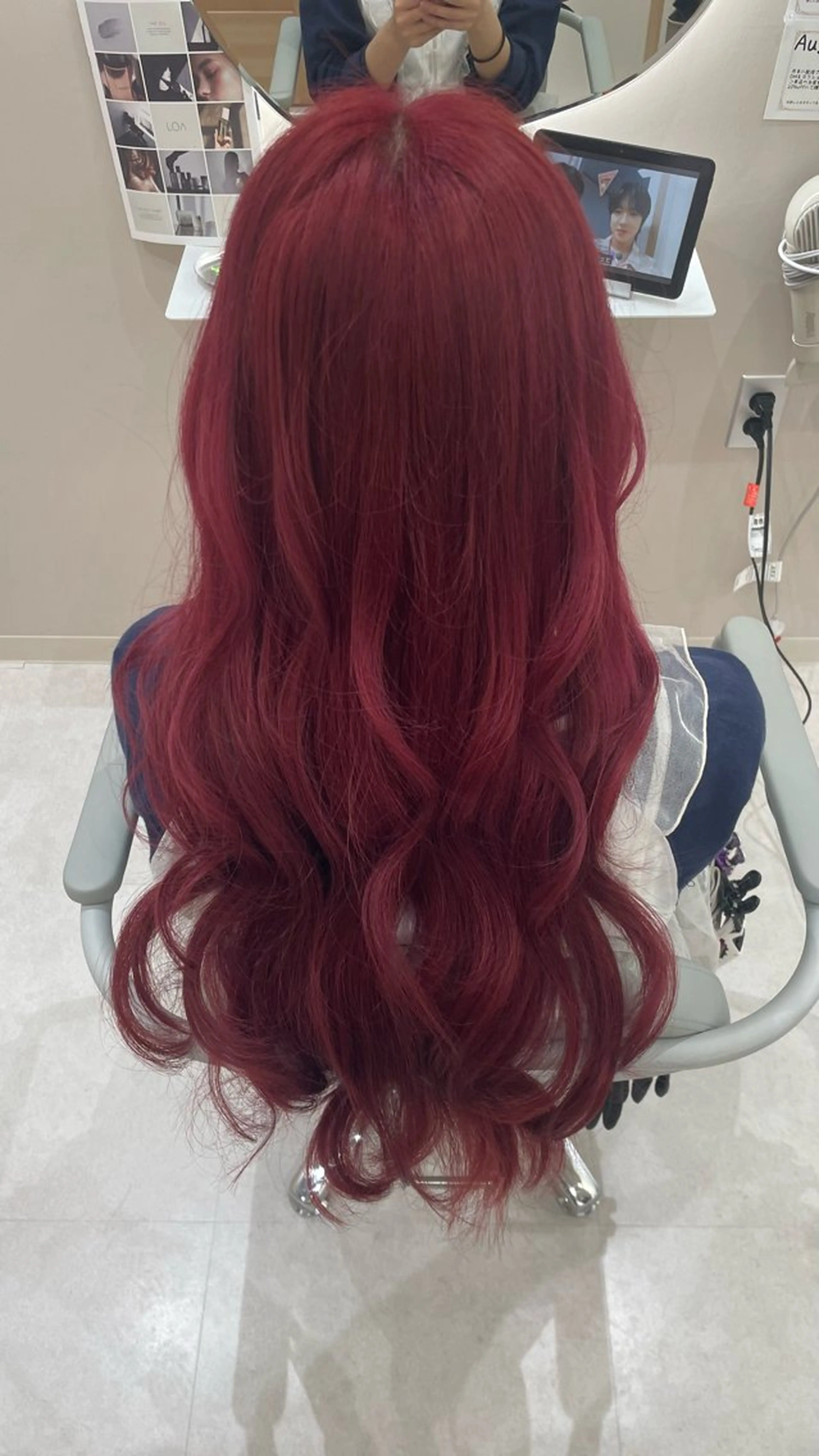 ロング カラー ヘアカラー トリートメント モデル募集中💫 萌音のヘアスタイル