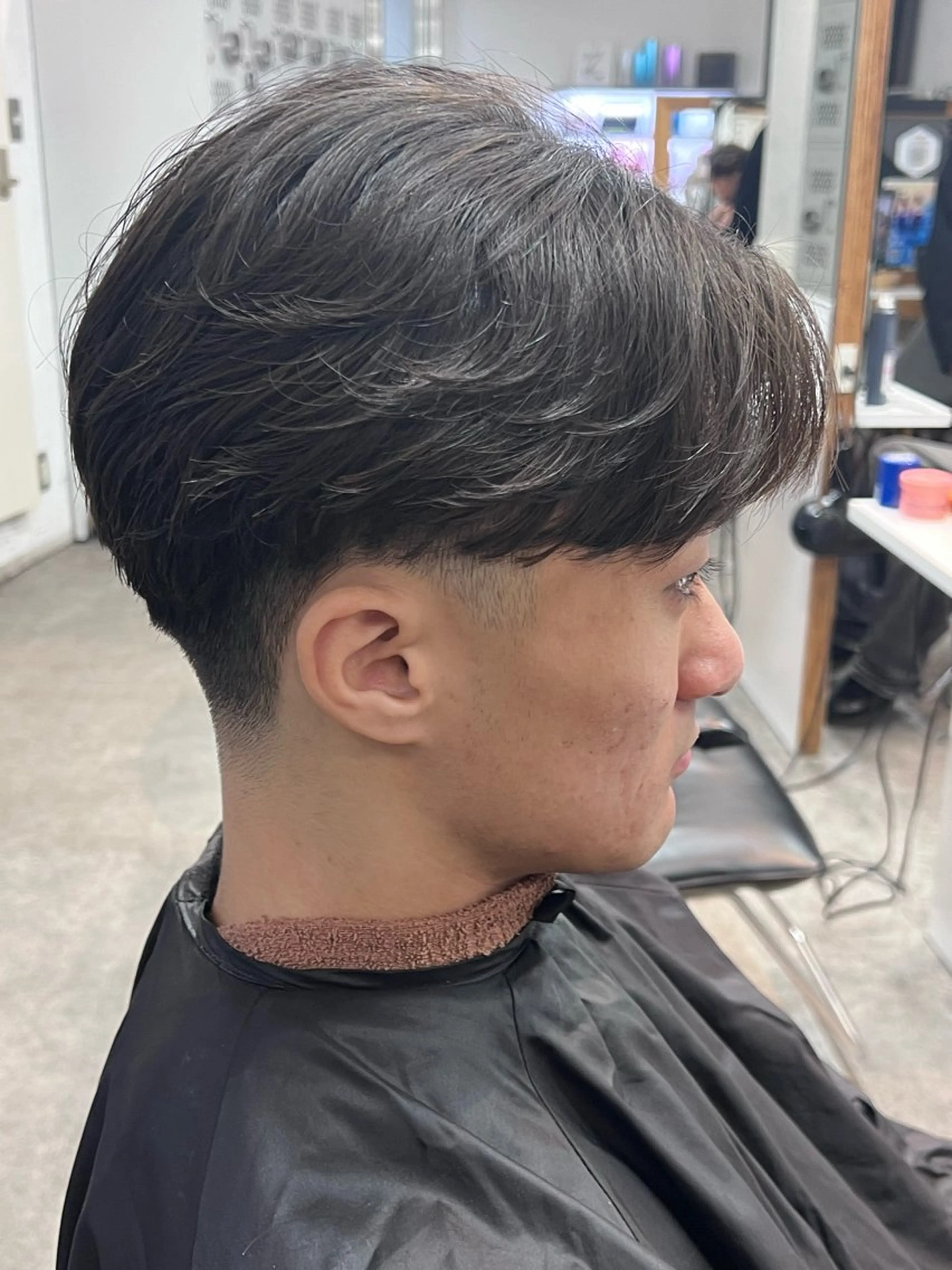 ショート メンズ 刈り上げ ショートヘア 原宿 フェザーパーマ fifth イノウエのヘアスタイル