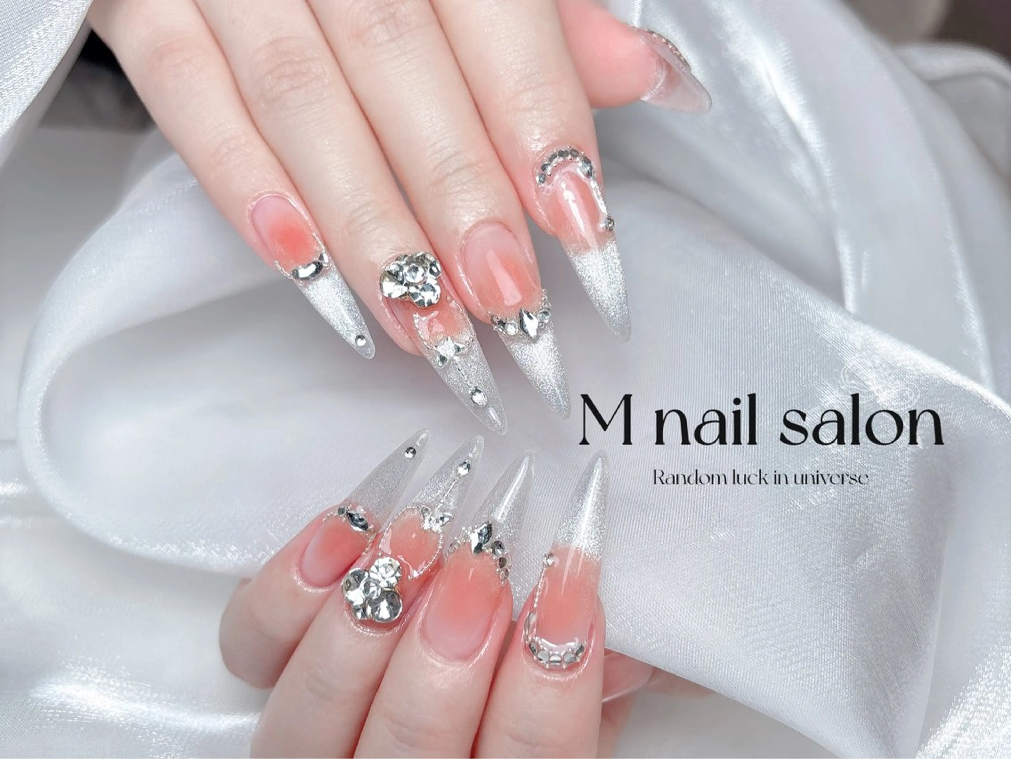 ネイル ハンドネイル M🌷nail 長さだし専門店のネイルデザイン
