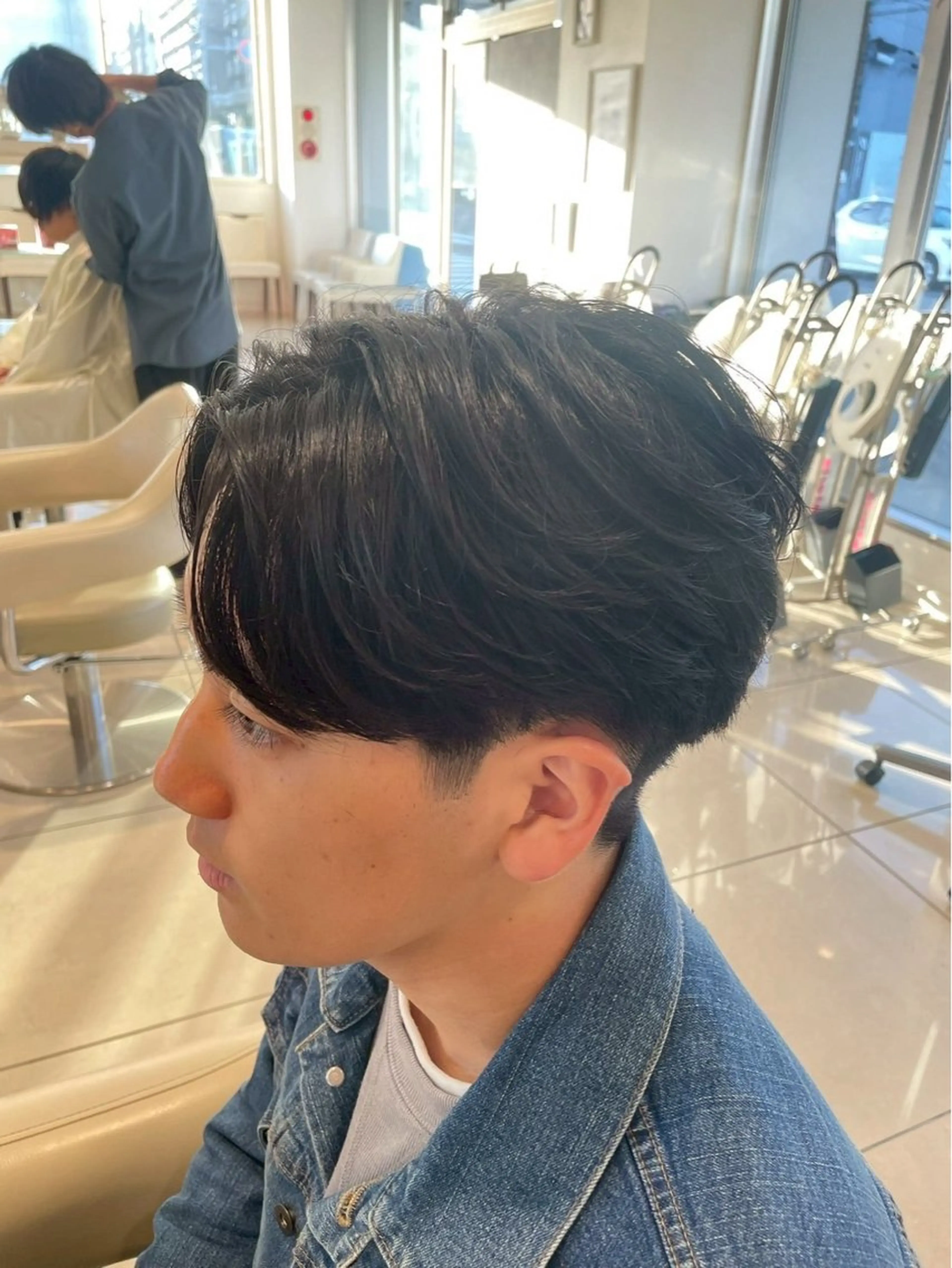 メンズ メンズパーマ 萩野 秋華のヘアスタイル
