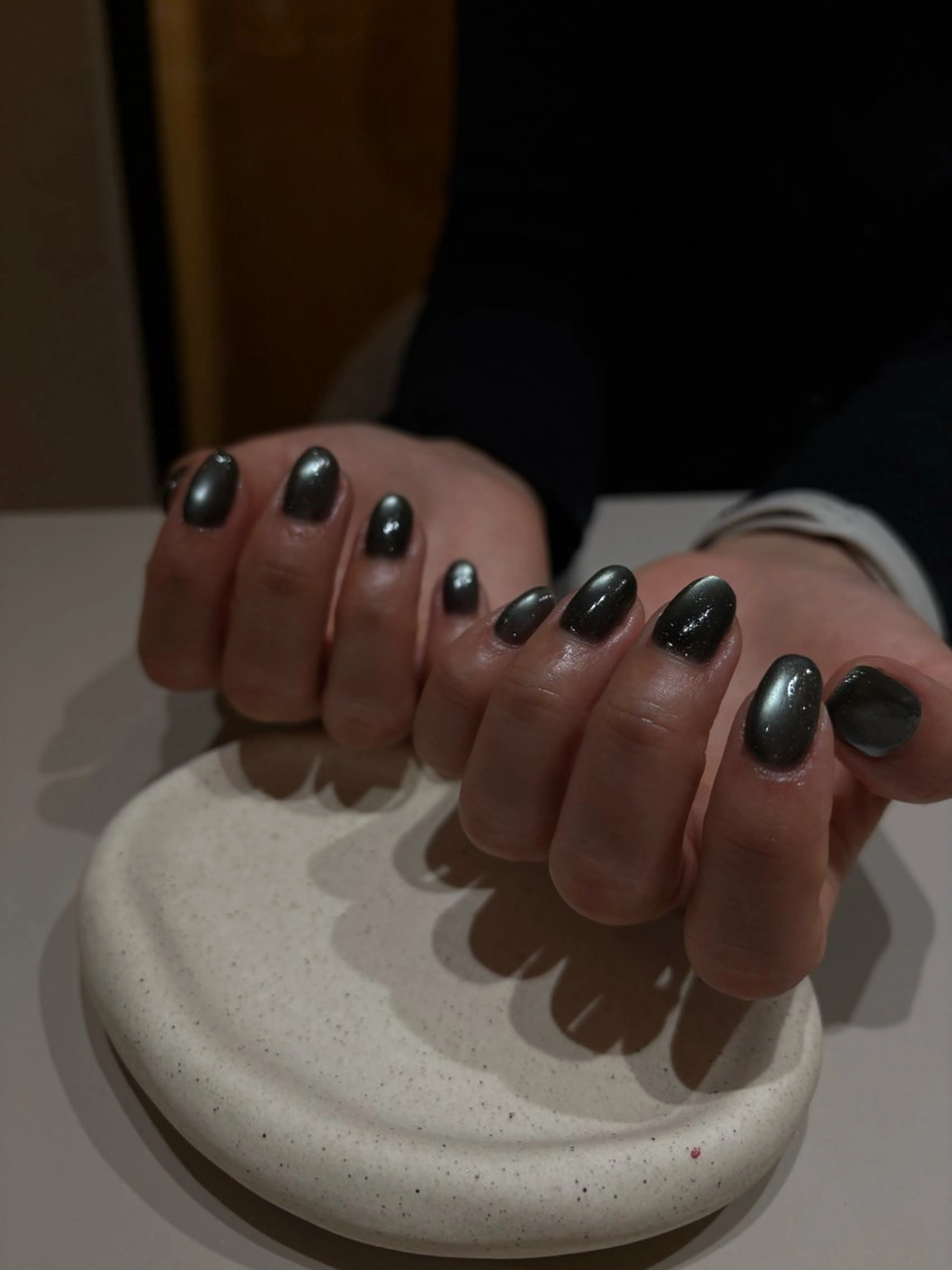 ネイル マグネットネイル ワンカラーネイル LaShade Nail Studio Omotesando ラシェード ネイルスタジオ 表参道所属・馬塲 美月のネイルデザイン