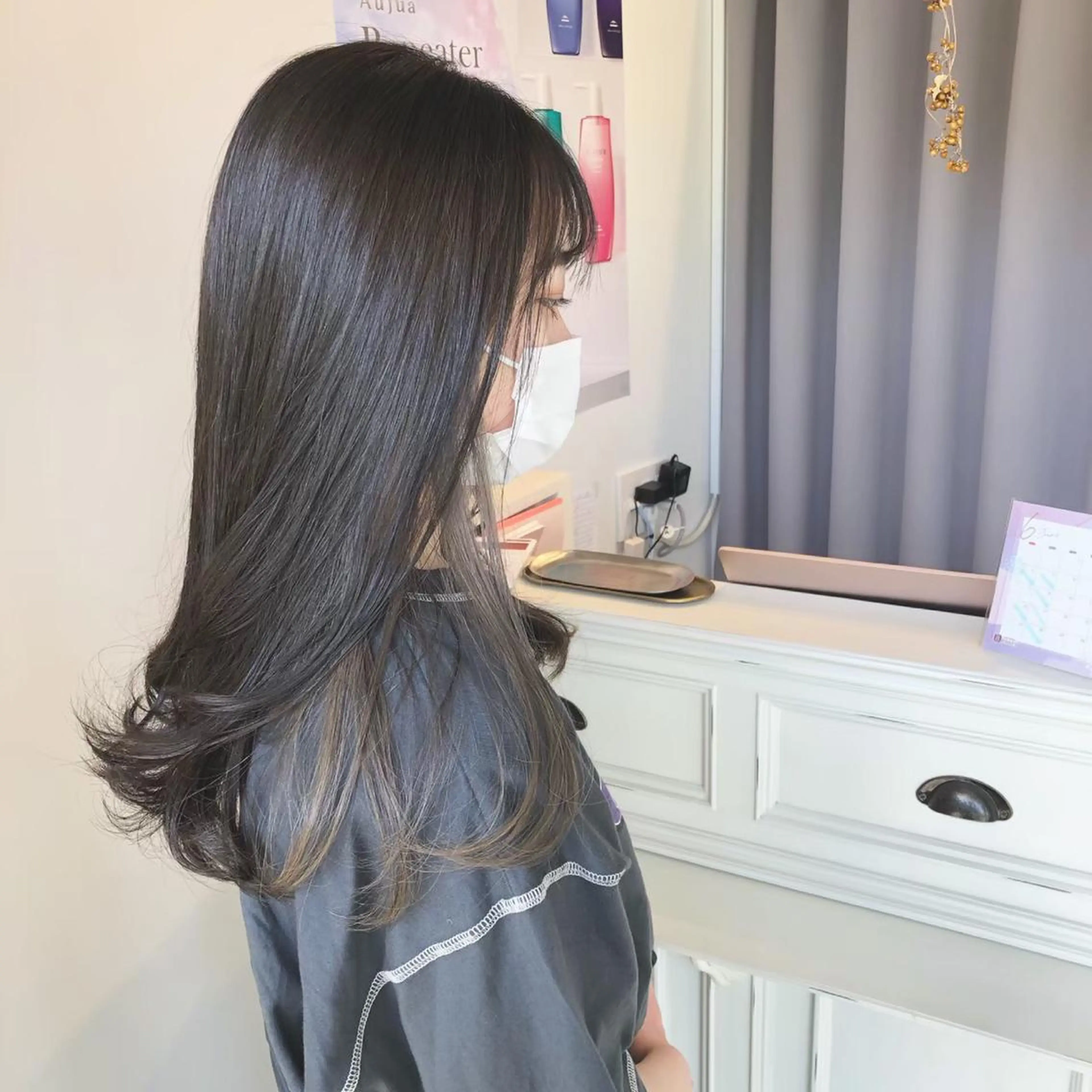 ロング カラー i muのヘアスタイル