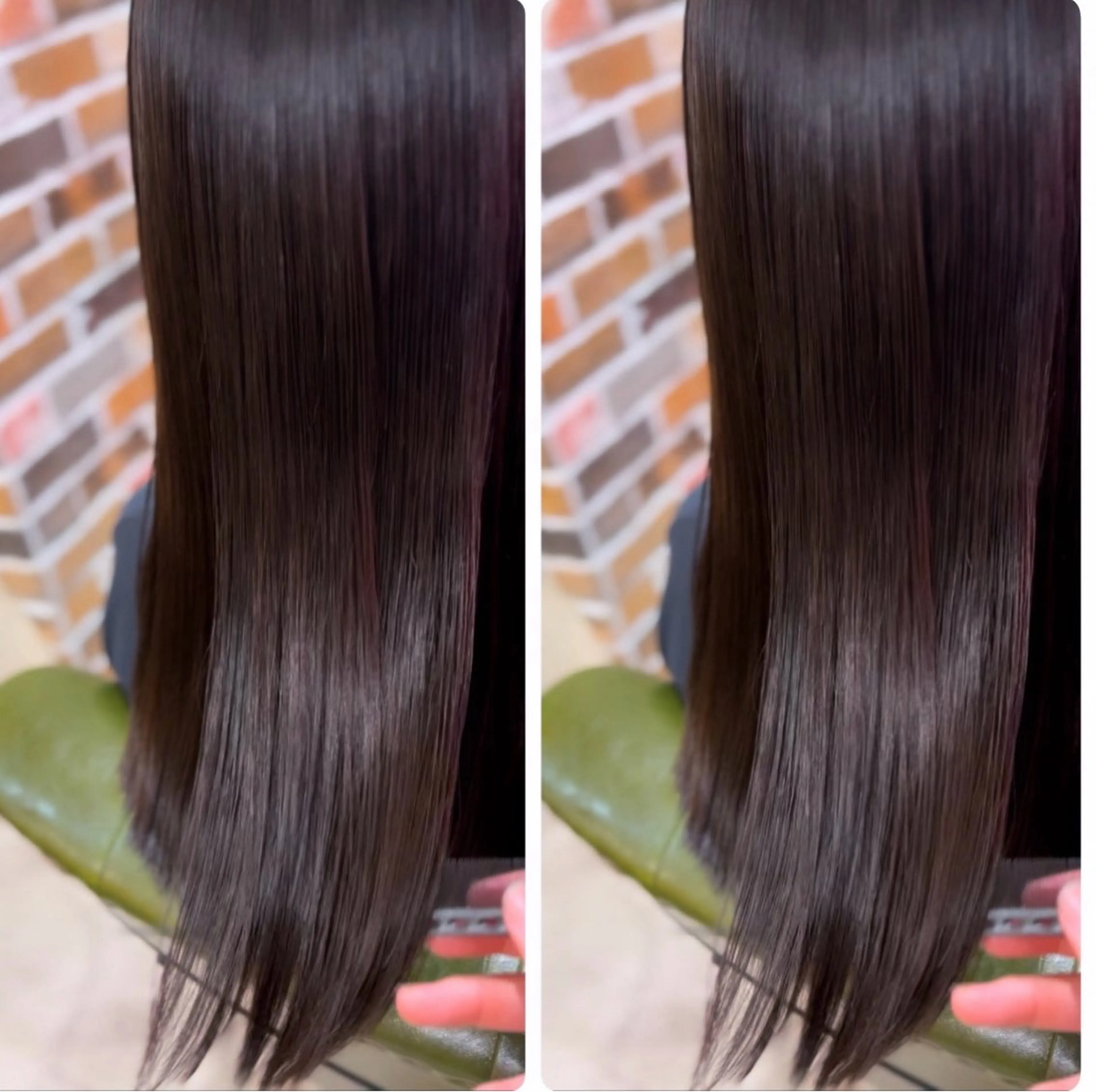 セミロング 髪質改善 縮毛矯正 カット 縮毛矯正 飯星慧斗 /ブリーチ、縮毛矯正のヘアスタイル