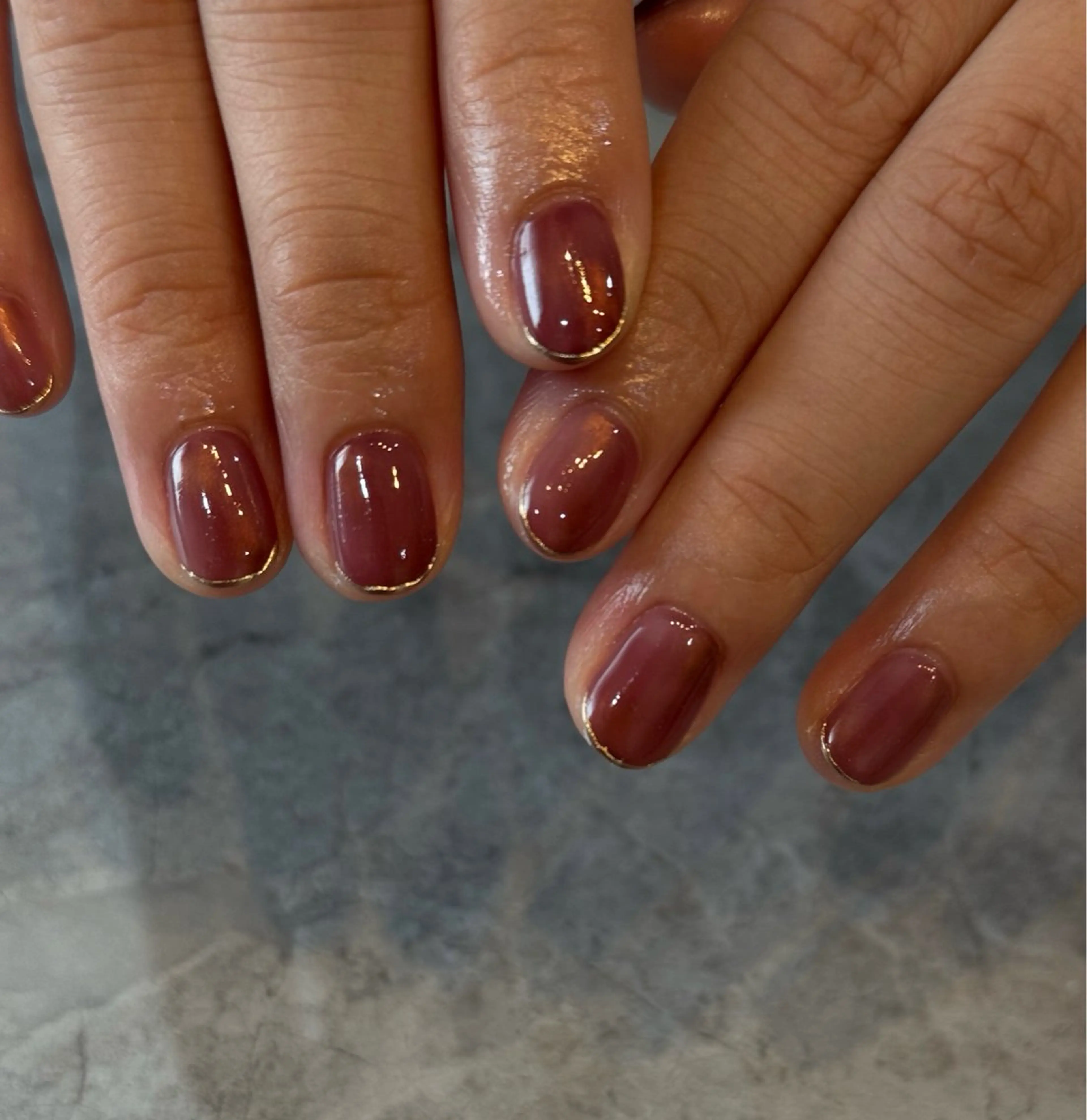 ネイル ミラーネイル ハンドネイル Blé nailのネイルデザイン