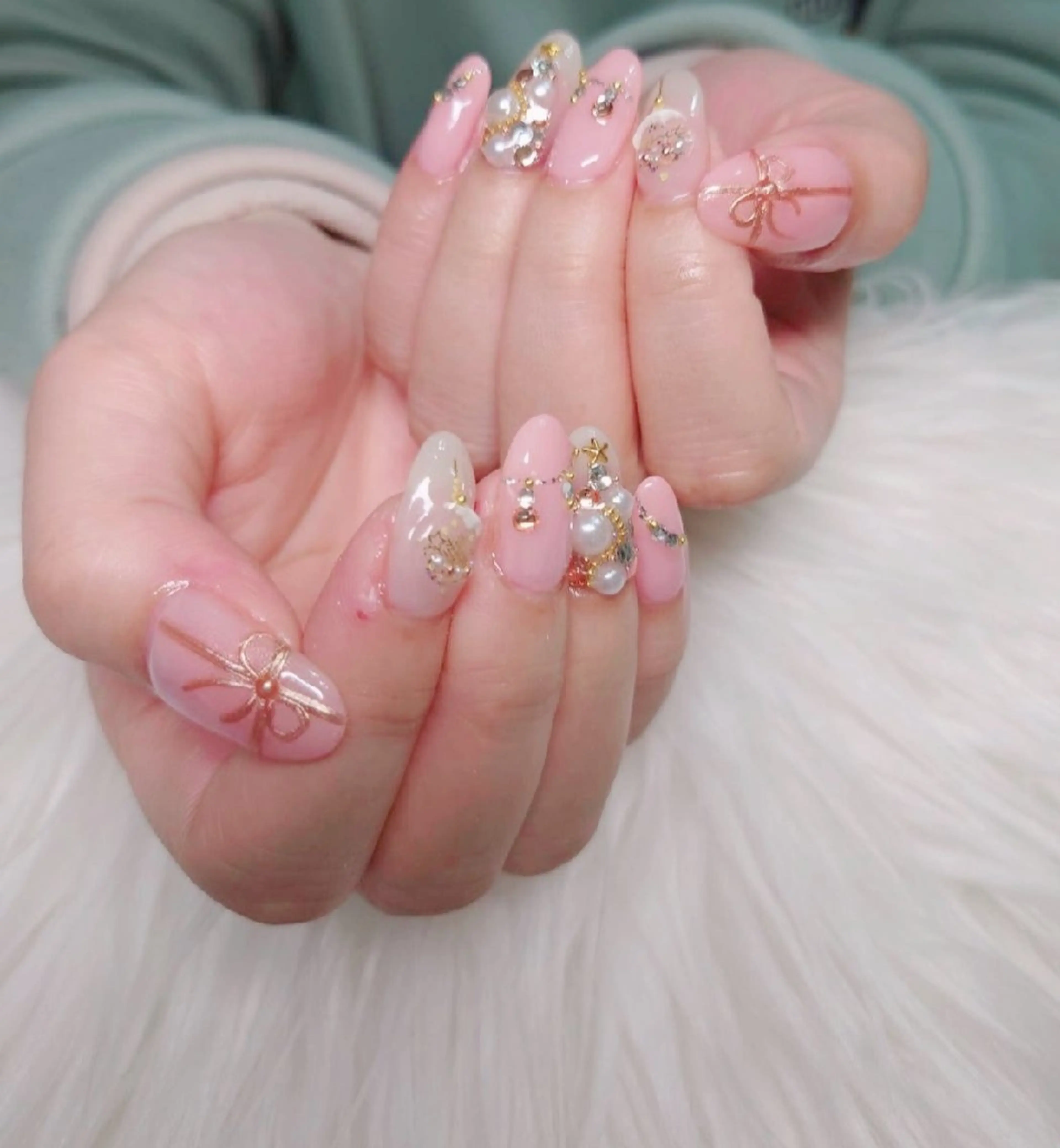 ネイル ジェルネイル パラジェル Beaubie  nailサロンのネイルデザイン